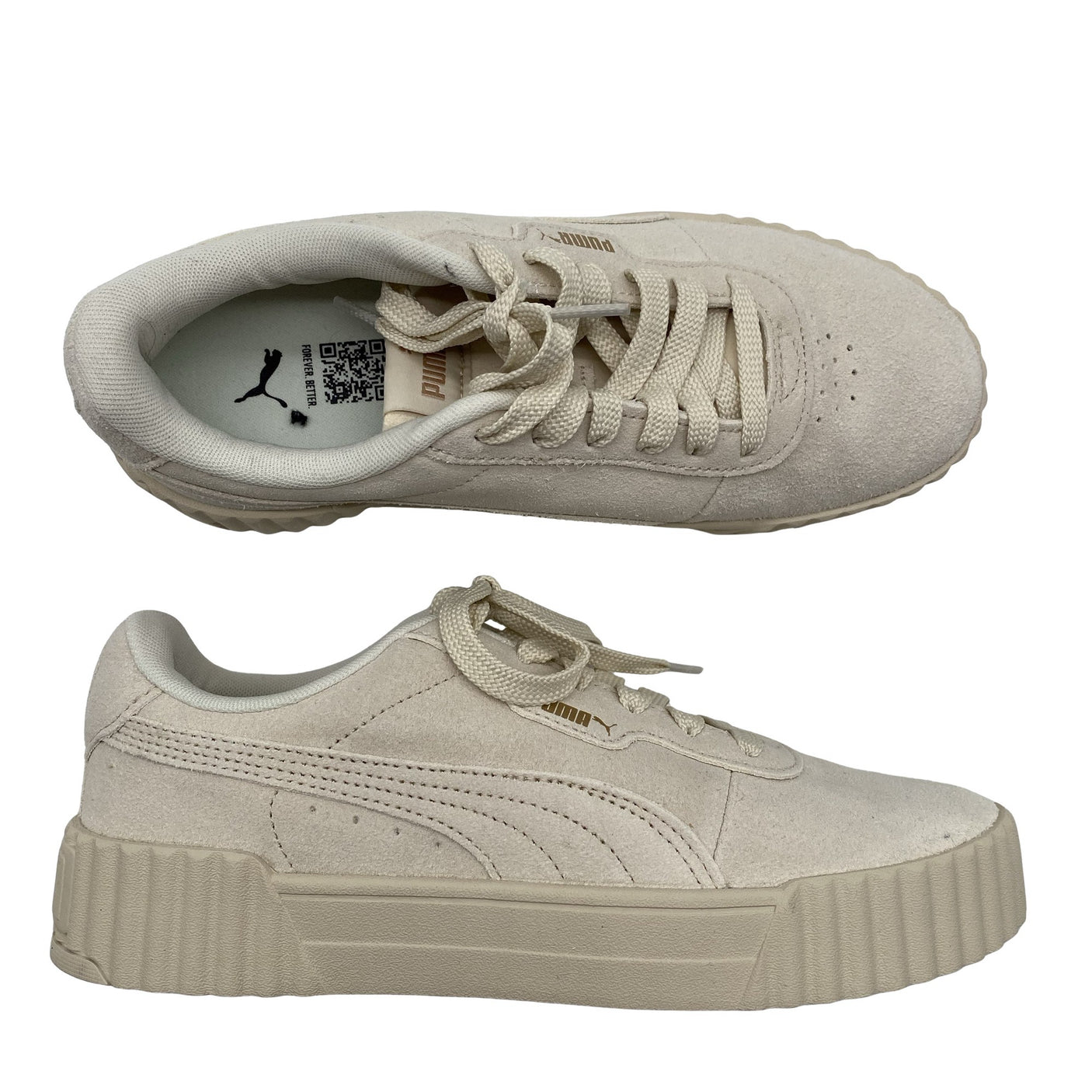 Naisten Puma - Tennarit, koko 39 - Beige (1)