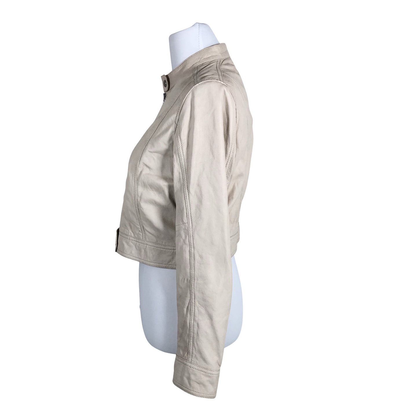 Naisten ROCKANDBLUE - Nahkatakki, koko 40 - Beige (6)