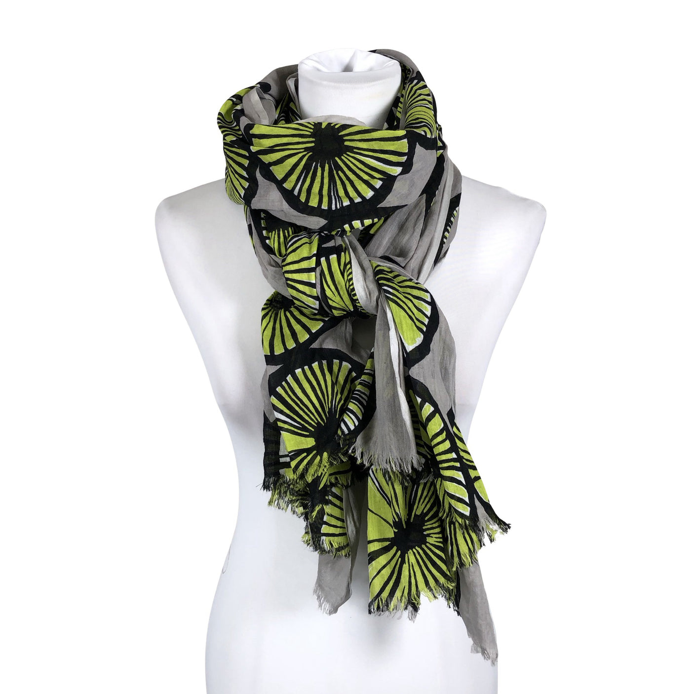 Naisten Handmade - Huivi, koko Maxi - Harmaa (2)