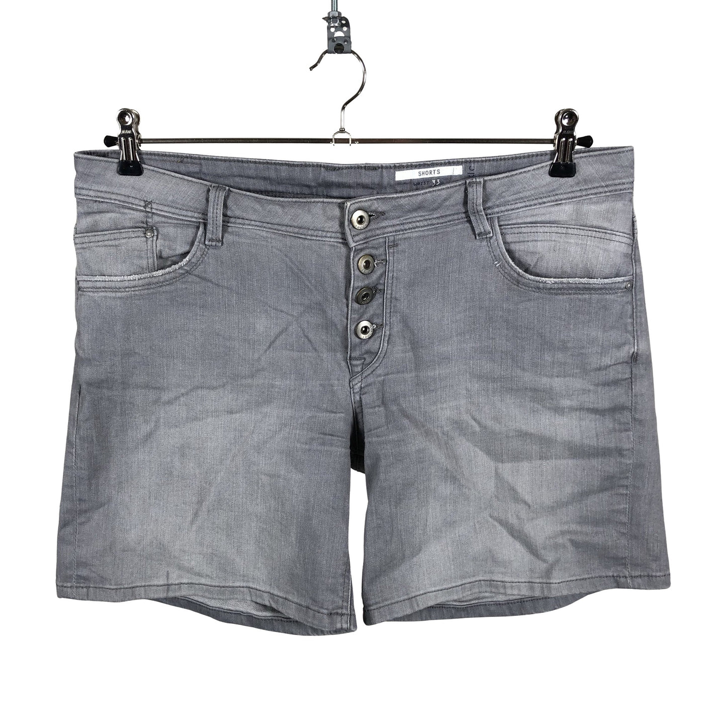 Naisten Esprit - Farkkushortsit, koko W33 - Harmaa (3)