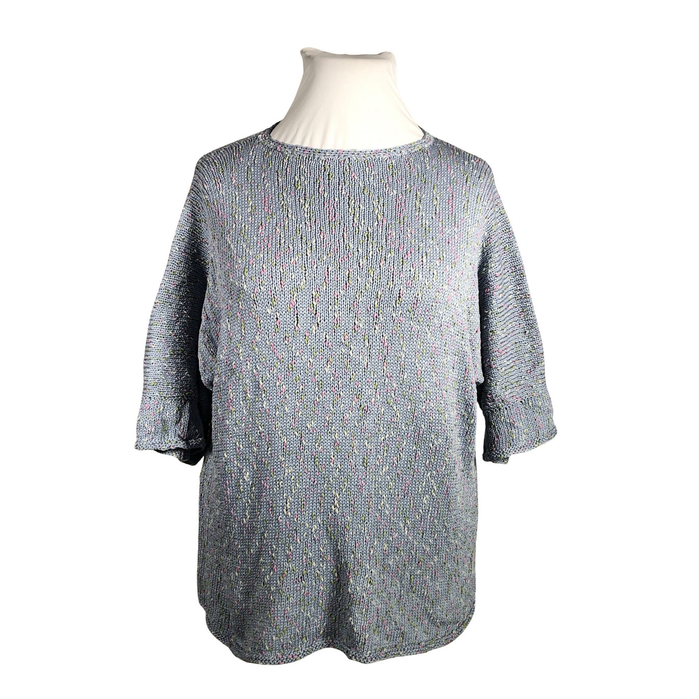 Naisten Handmade - Neulepaita, koko 44 - Vaaleansininen (1)