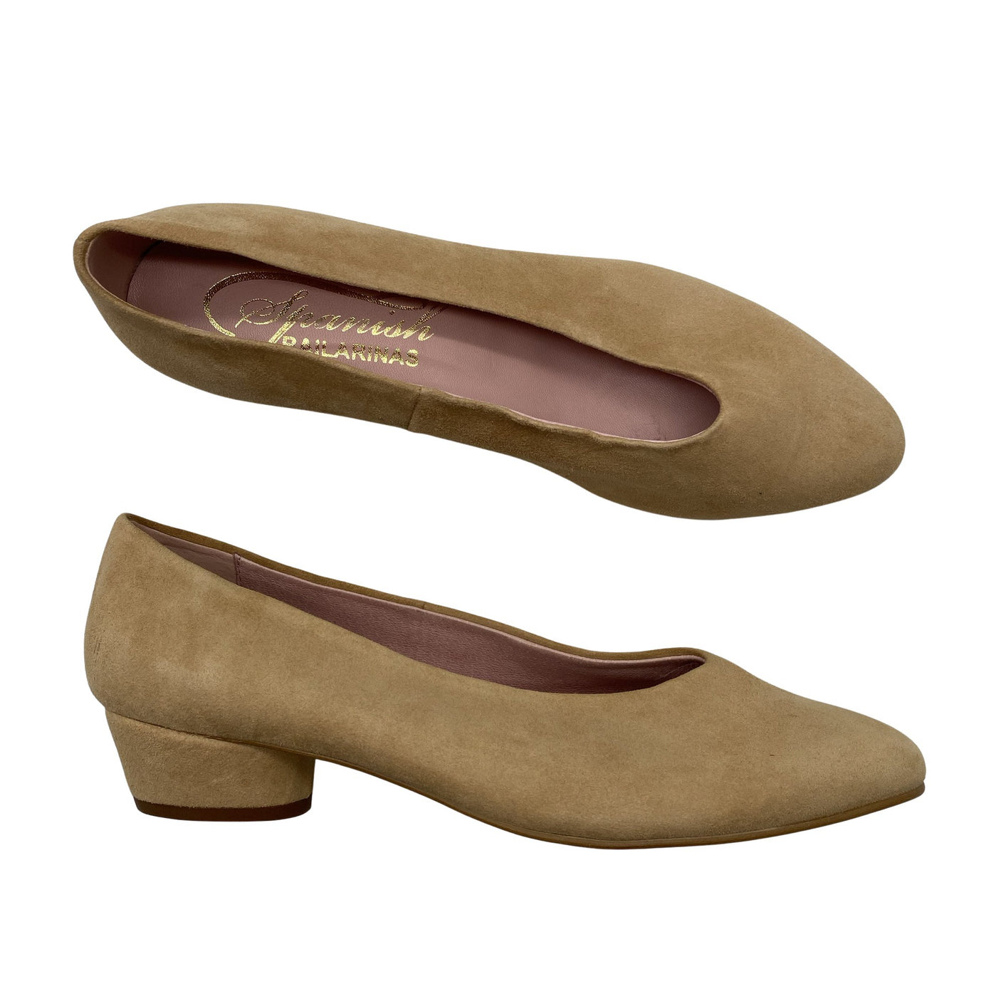 Naisten Spanish Bailarinas - Korkokengät, koko 41 - Beige (1)