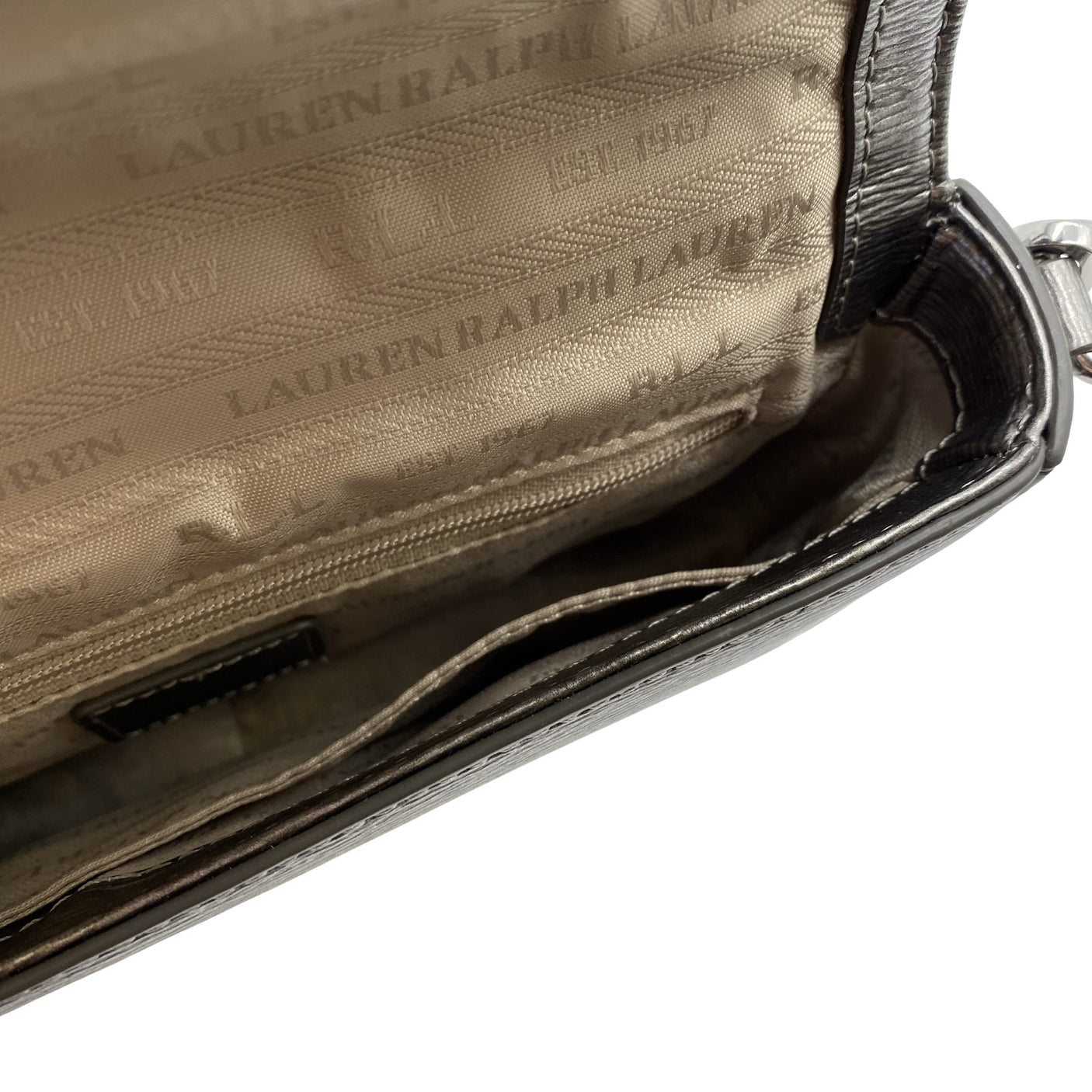 Naisten Lauren Ralph Lauren - Olkalaukku, koko Midi - Harmaa (2)