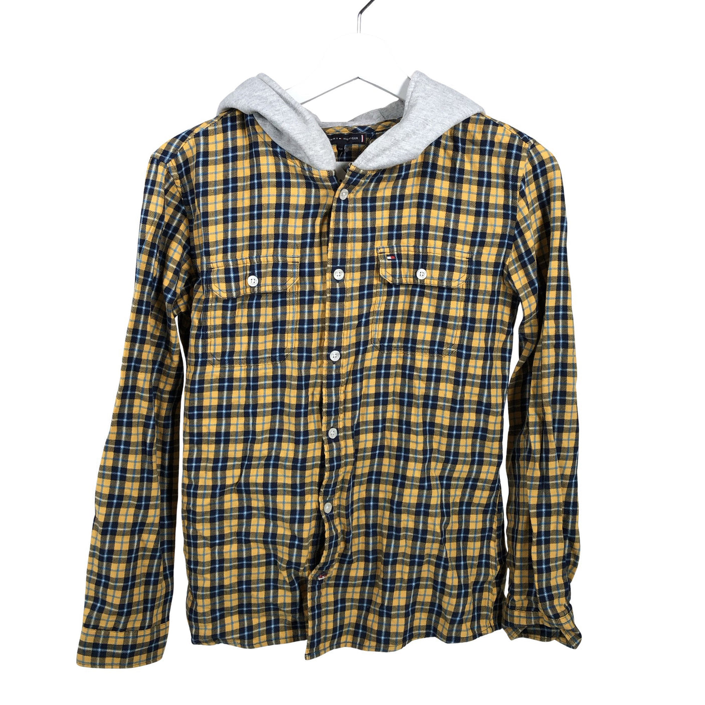 Unisex Tommy Hilfiger - Flanellipaita, koko 158 - 164 - Keltainen (1)