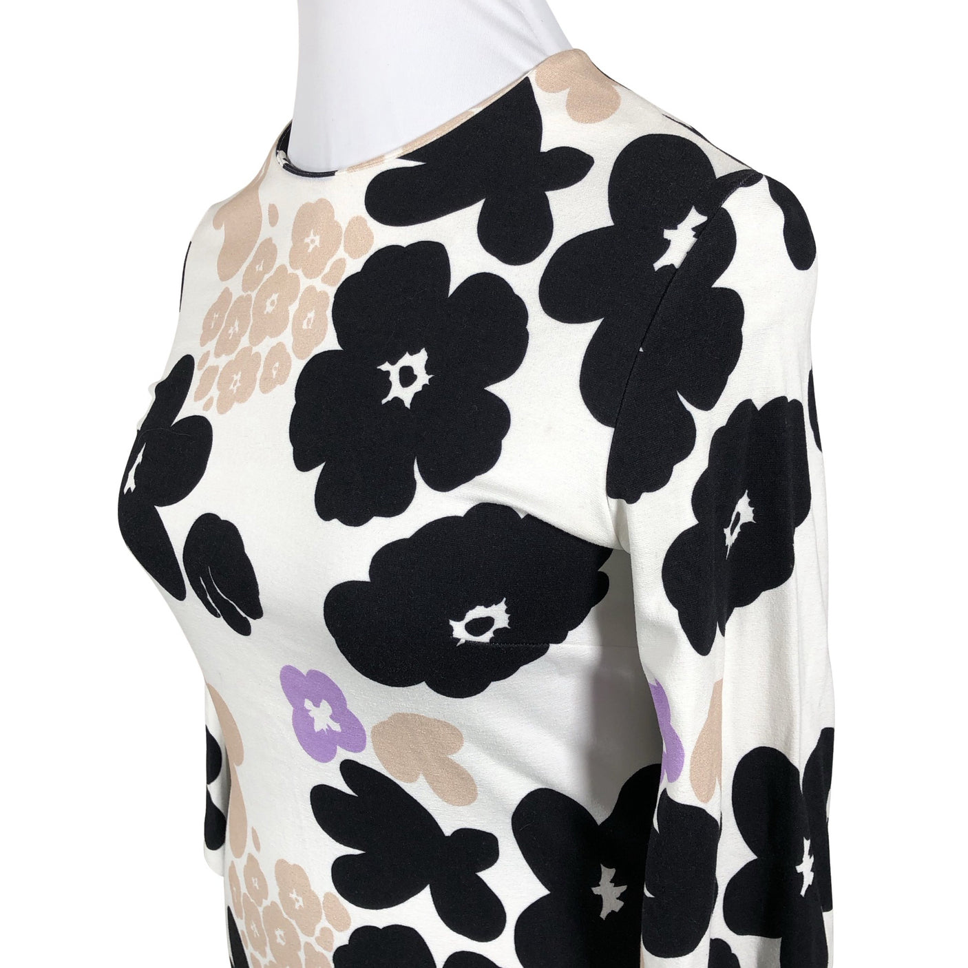 Naisten Marimekko - Trikoomekko, koko 38 - Valkoinen (3)