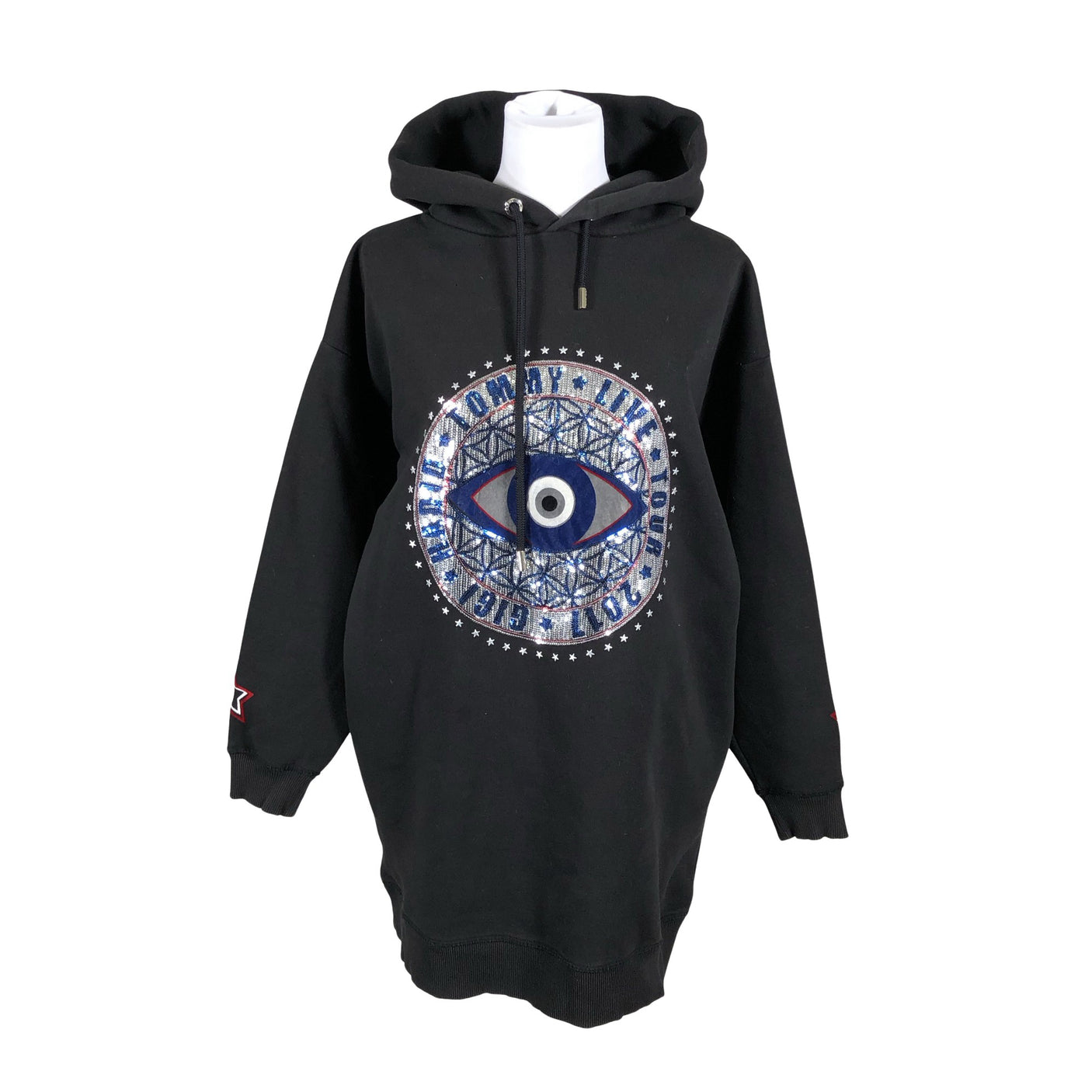 Naisten Tommy Hilfiger - Collegetunika, koko 38 - Musta (1)