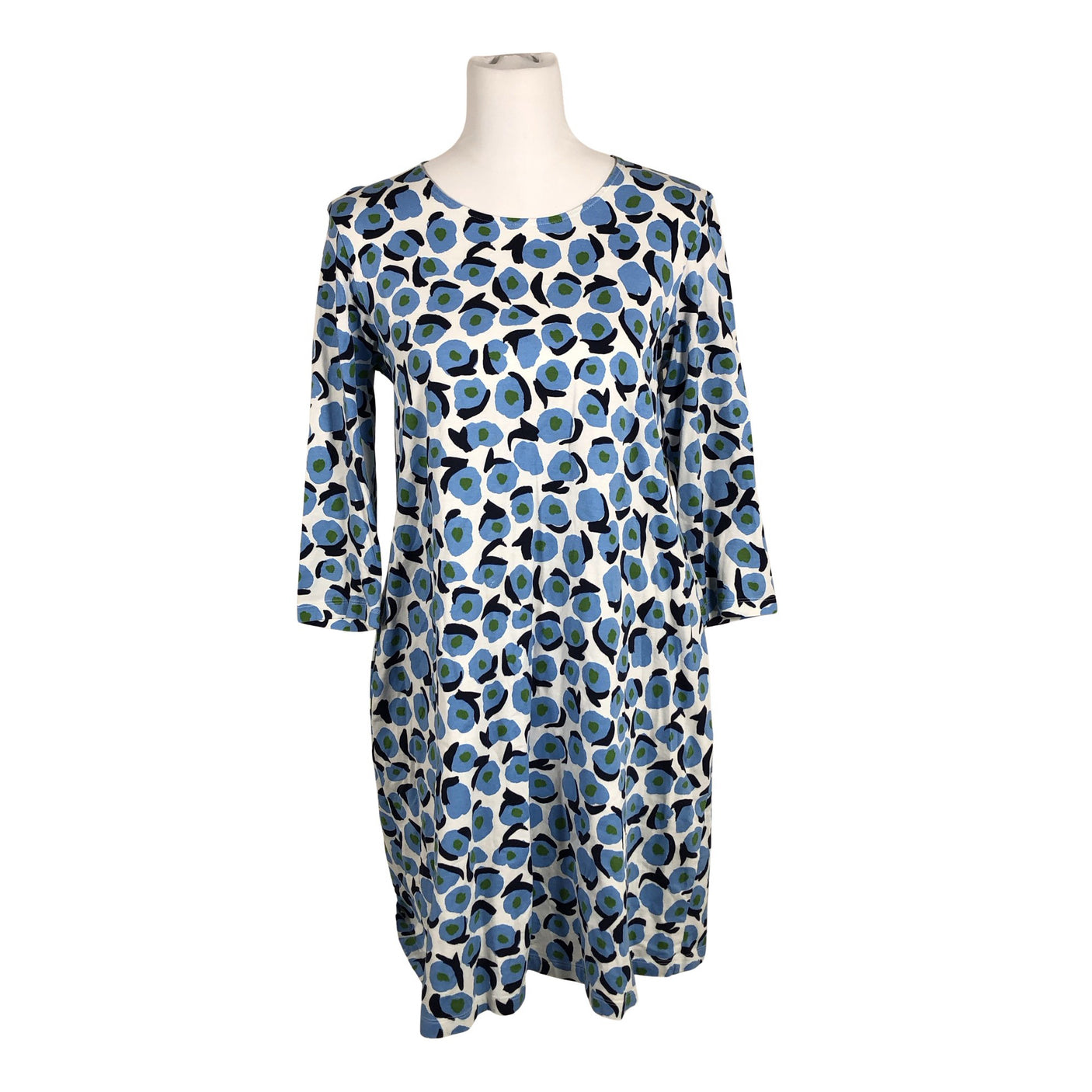 Naisten Marimekko - Trikoomekko, koko 36 - Valkoinen (1)