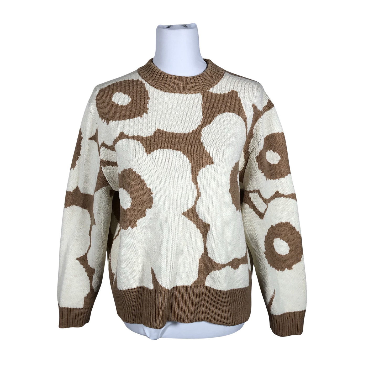 Naisten Marimekko - Neulepaita, koko 38 - Beige (1)