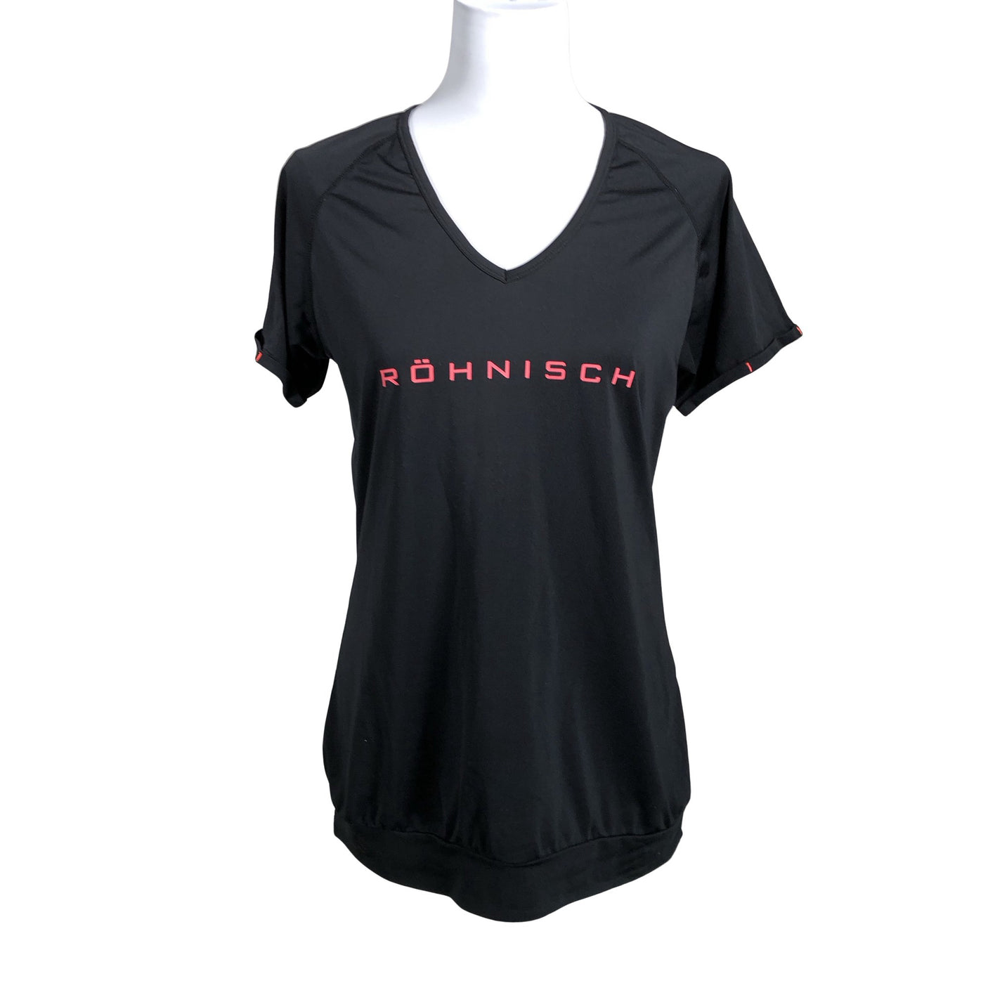 Naisten Röhnisch - Urheilupaita, lyhyet hihat, koko 40 - Musta (1)