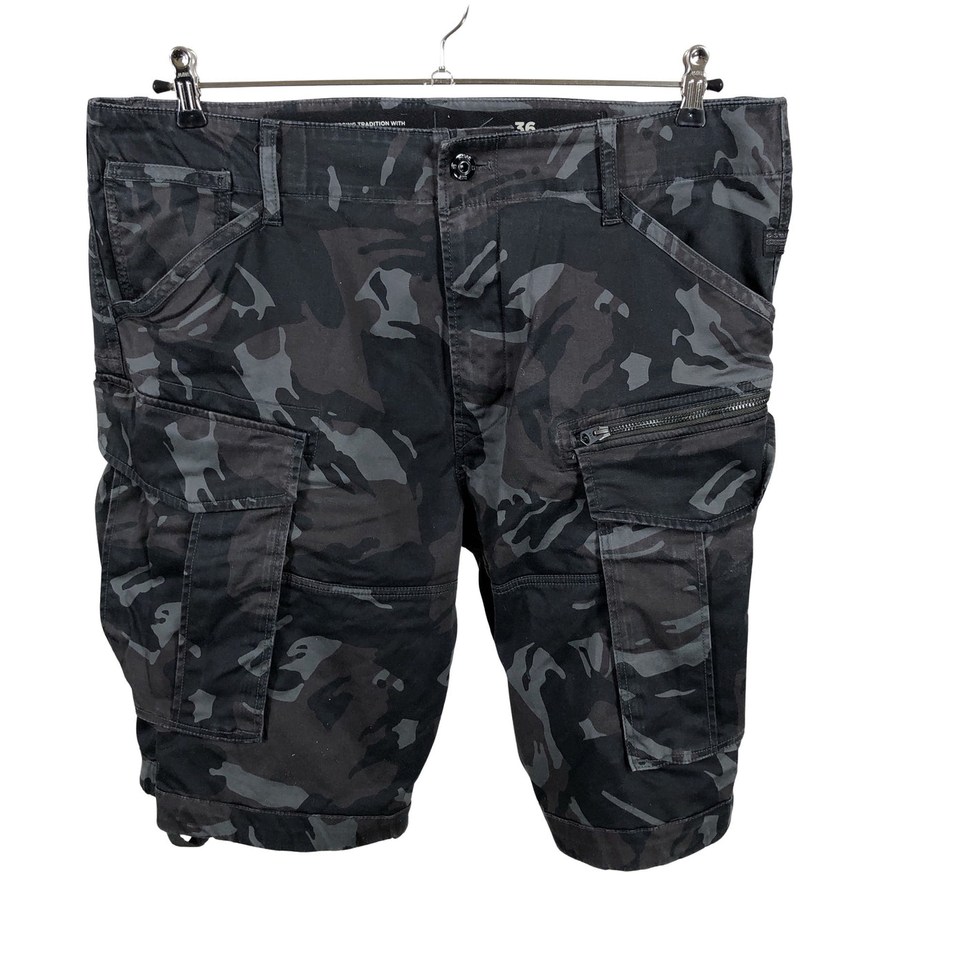 Miesten G-star - Shortsit, koko W36 - Ruskea (2)