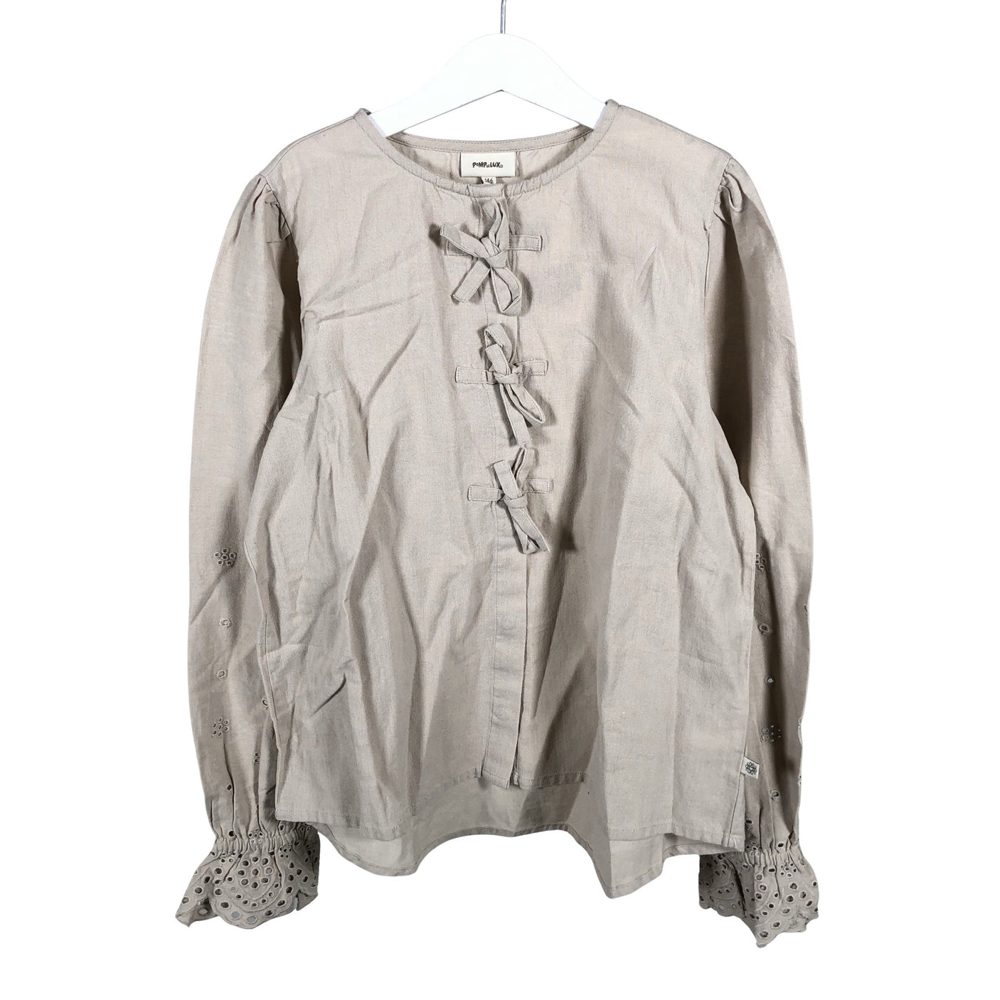 Tyttöjen POMPdeLUX - Pusero, koko 146 - 152 - Beige (1)