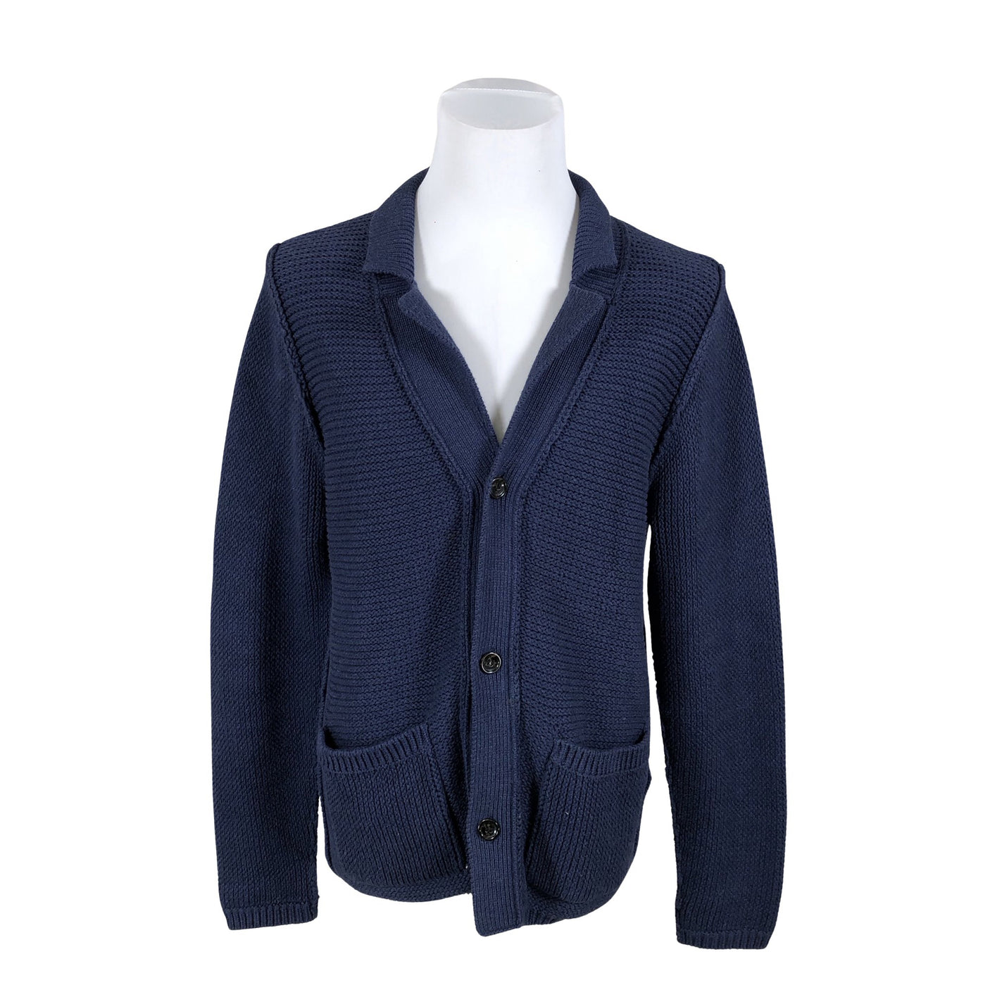 Miesten Petrifun - Neuletakki, koko M - Sininen (1)