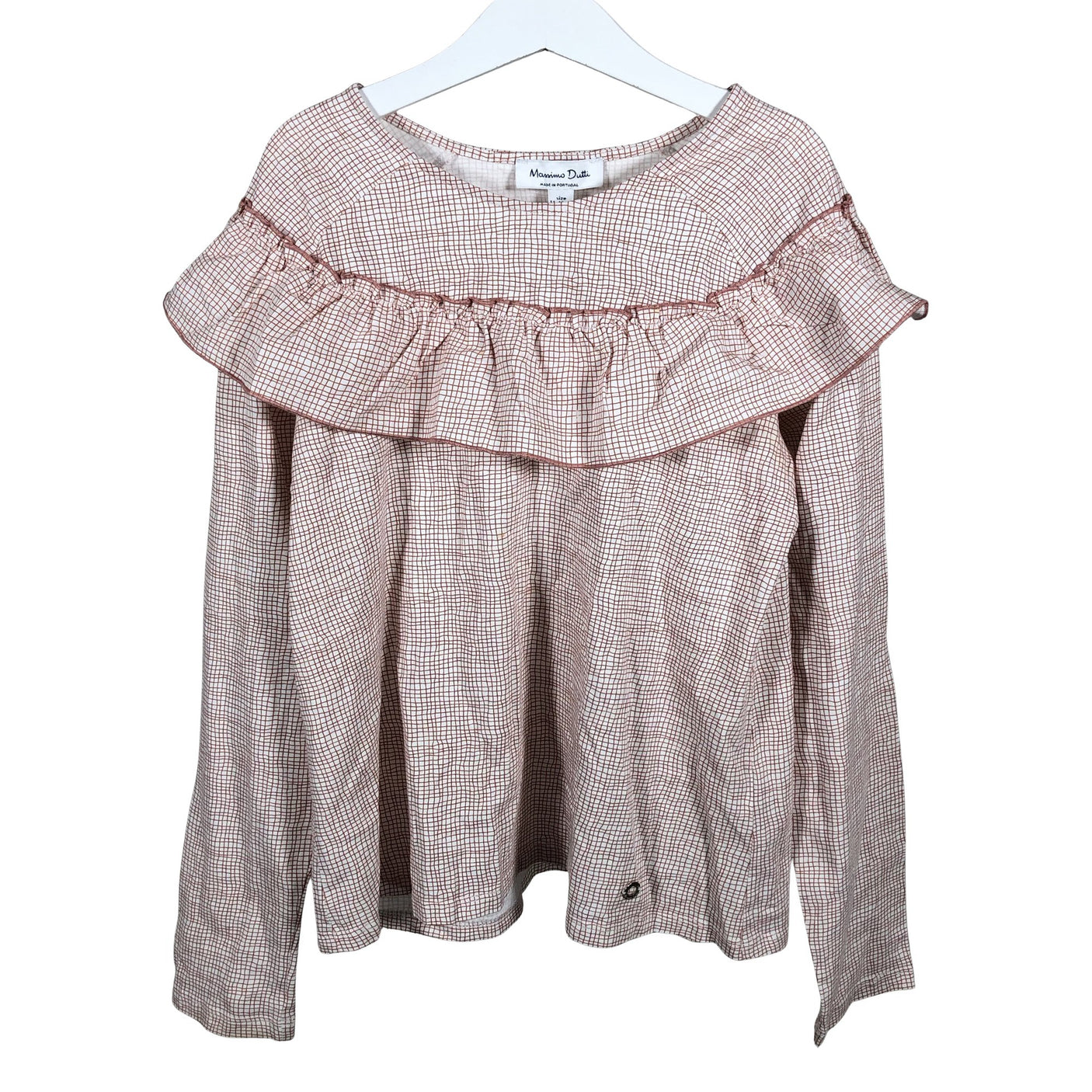 Tyttöjen Massimo Dutti - Trikoopaita, koko 140 - 146 - Valkoinen (2)