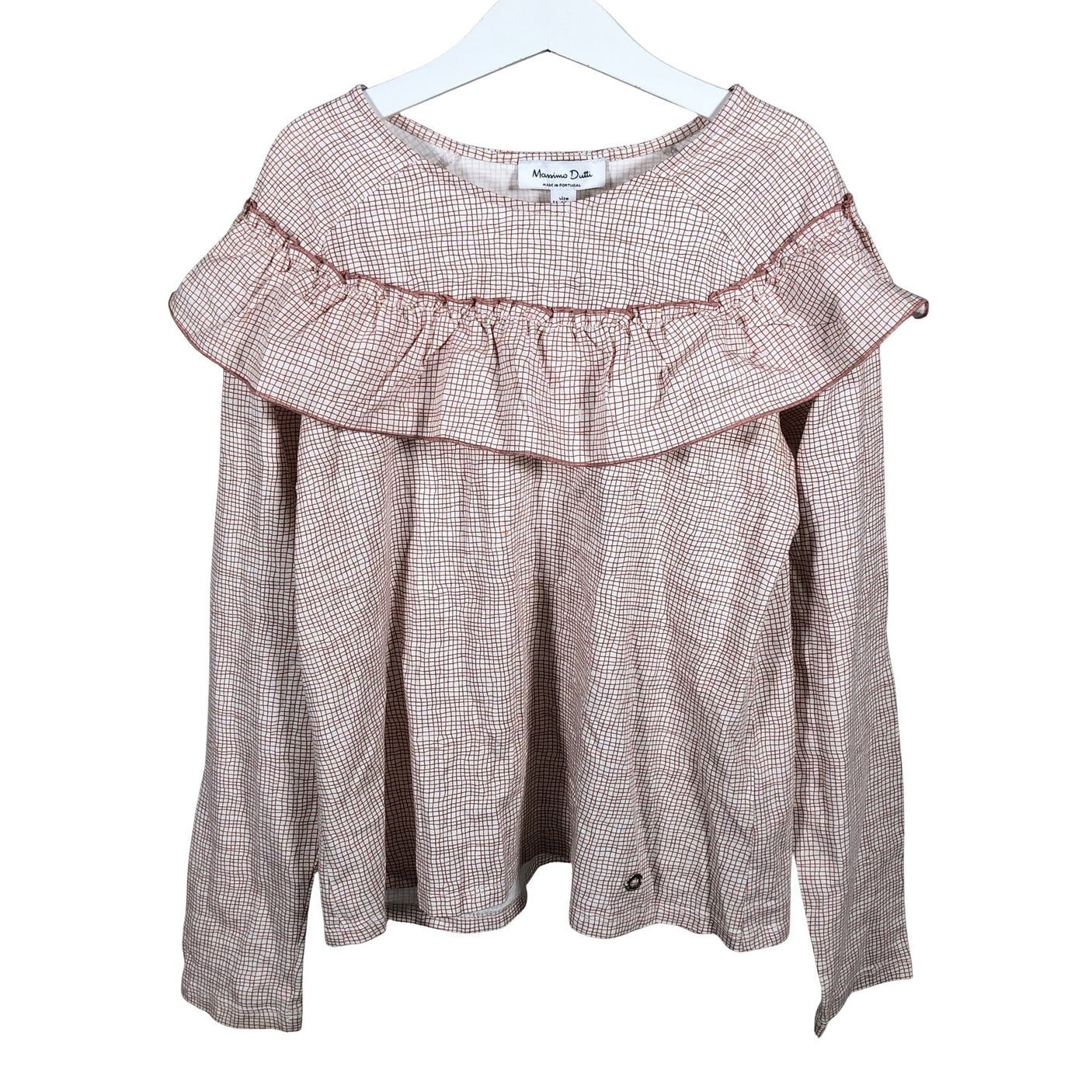 Tyttöjen Massimo Dutti - Trikoopaita, koko 140 - 146 - Valkoinen (1)