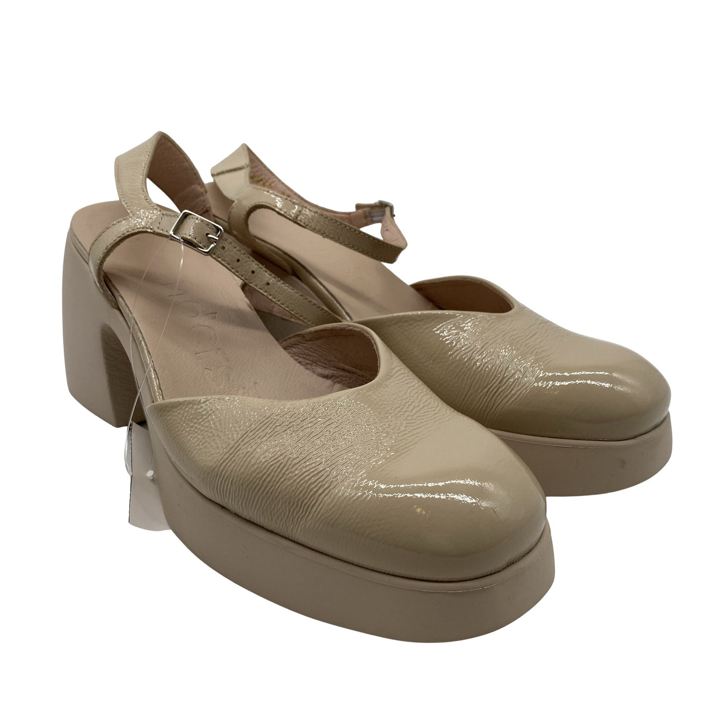 Naisten s.Oliver - Korolliset sandaalit, koko 41 - Beige (2)
