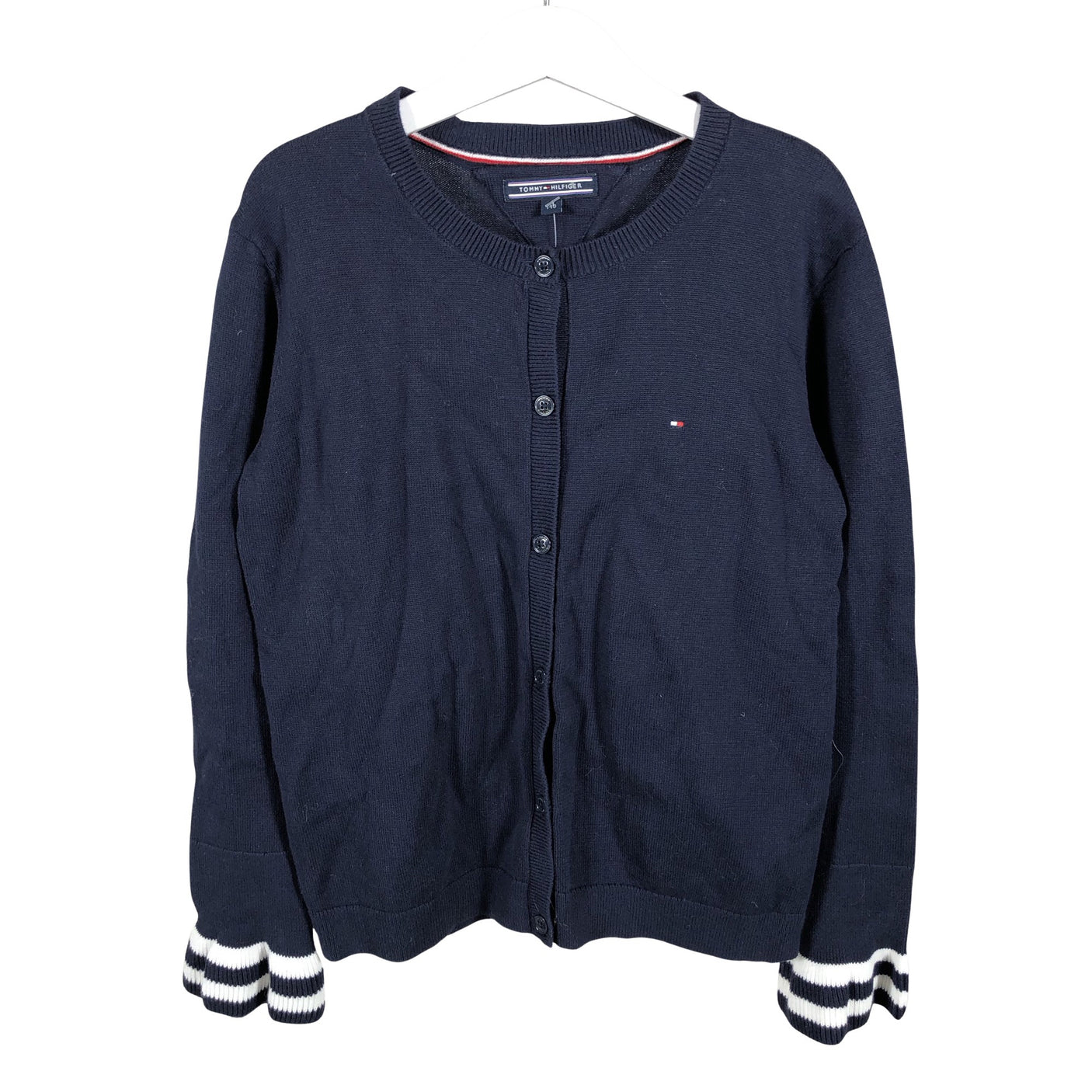 Tyttöjen Tommy Hilfiger - Neuletakki, koko 134 - 140 - Sininen (1)
