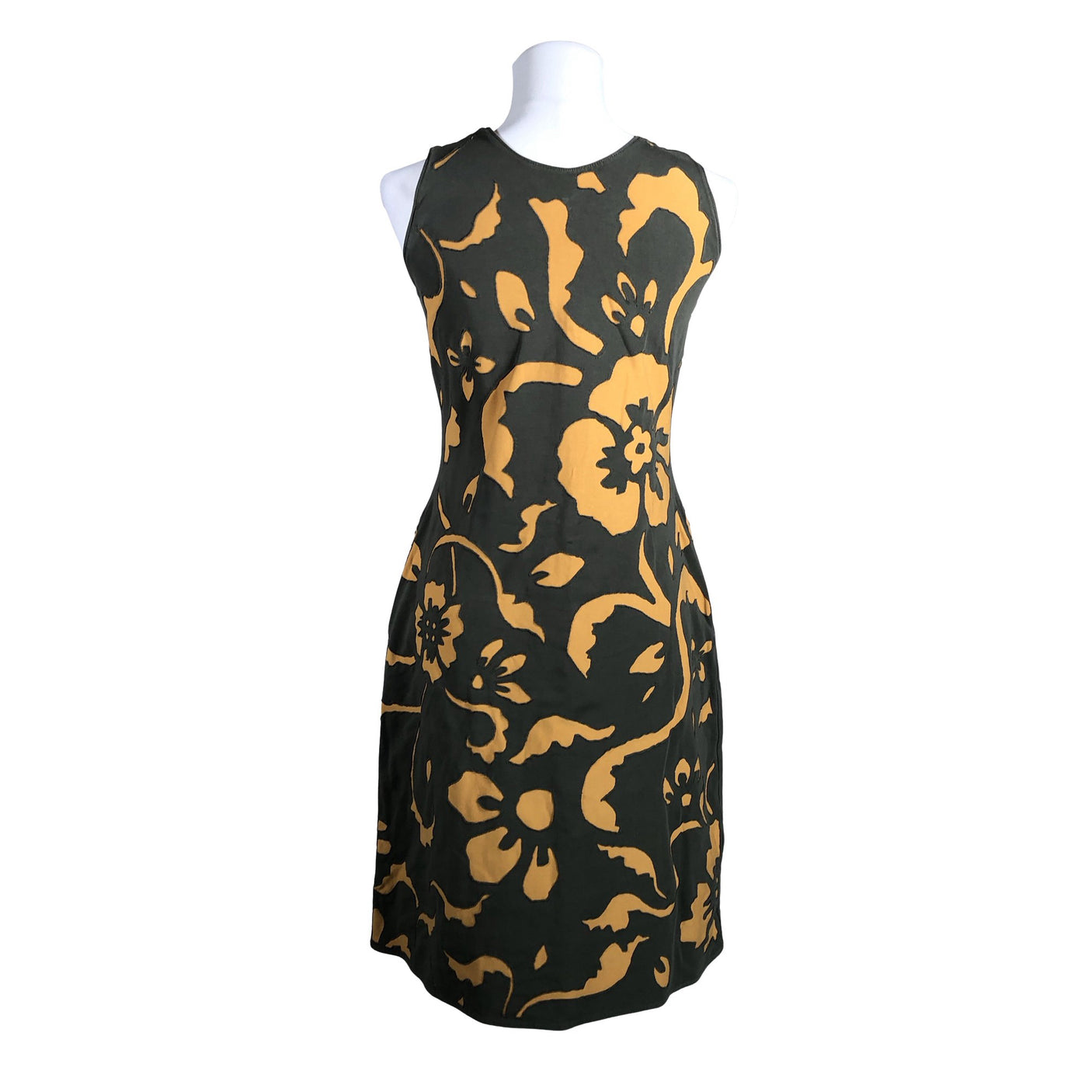 Naisten Handmade - Trikoomekko, koko 38 - Vihreä (2)