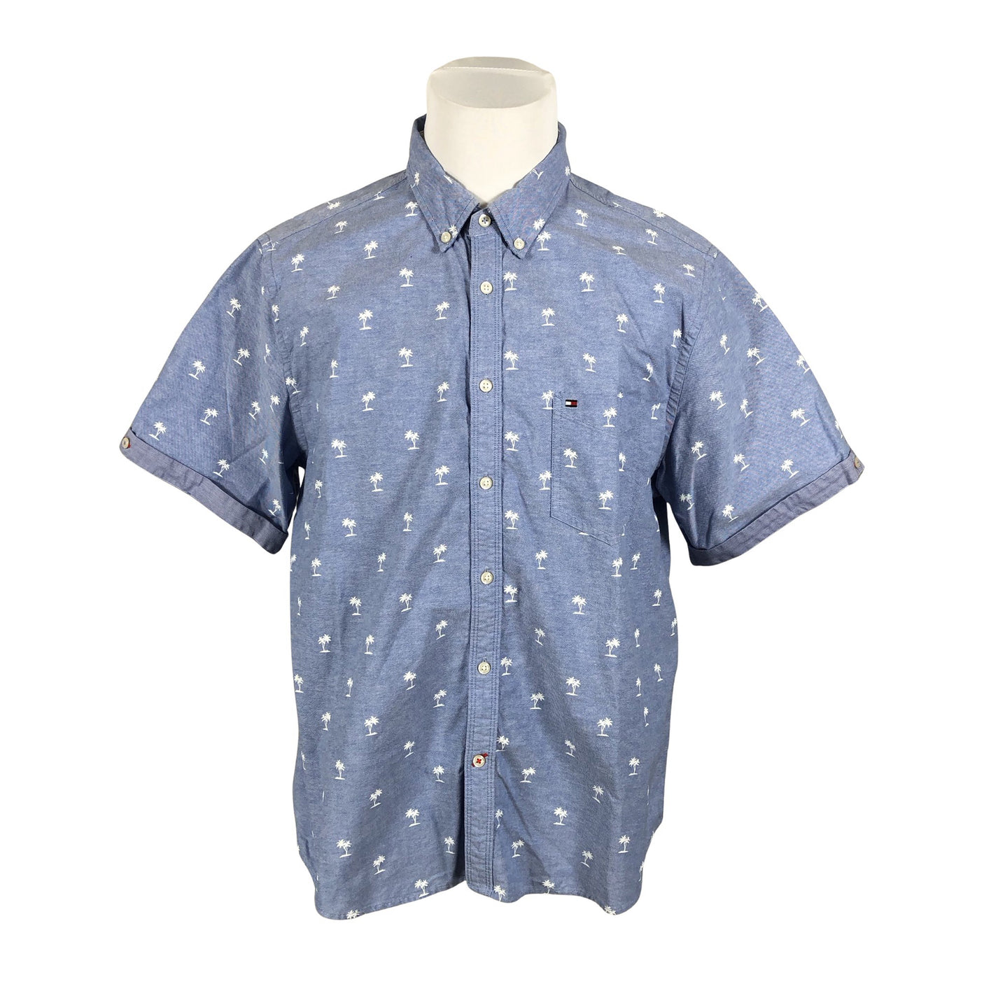 Miesten Tommy Jeans (Tommy Hilfiger) - Kauluspaita, koko XXL - Vaaleansininen (1)