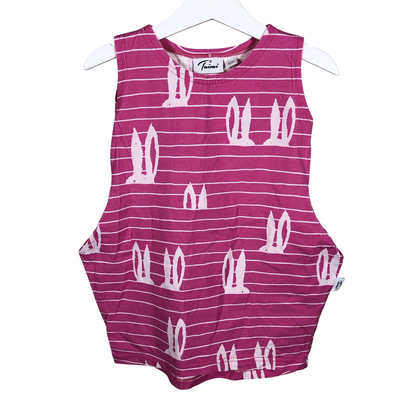 Tyttöjen Taimi - Trikoomekko, koko 92 - 98 - Pinkki (2)