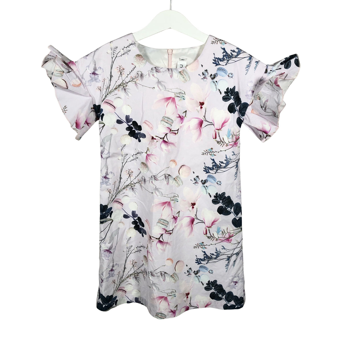 Tyttöjen Gugguu - Kangasmekko, koko 122 - 128 - Violetti (2)