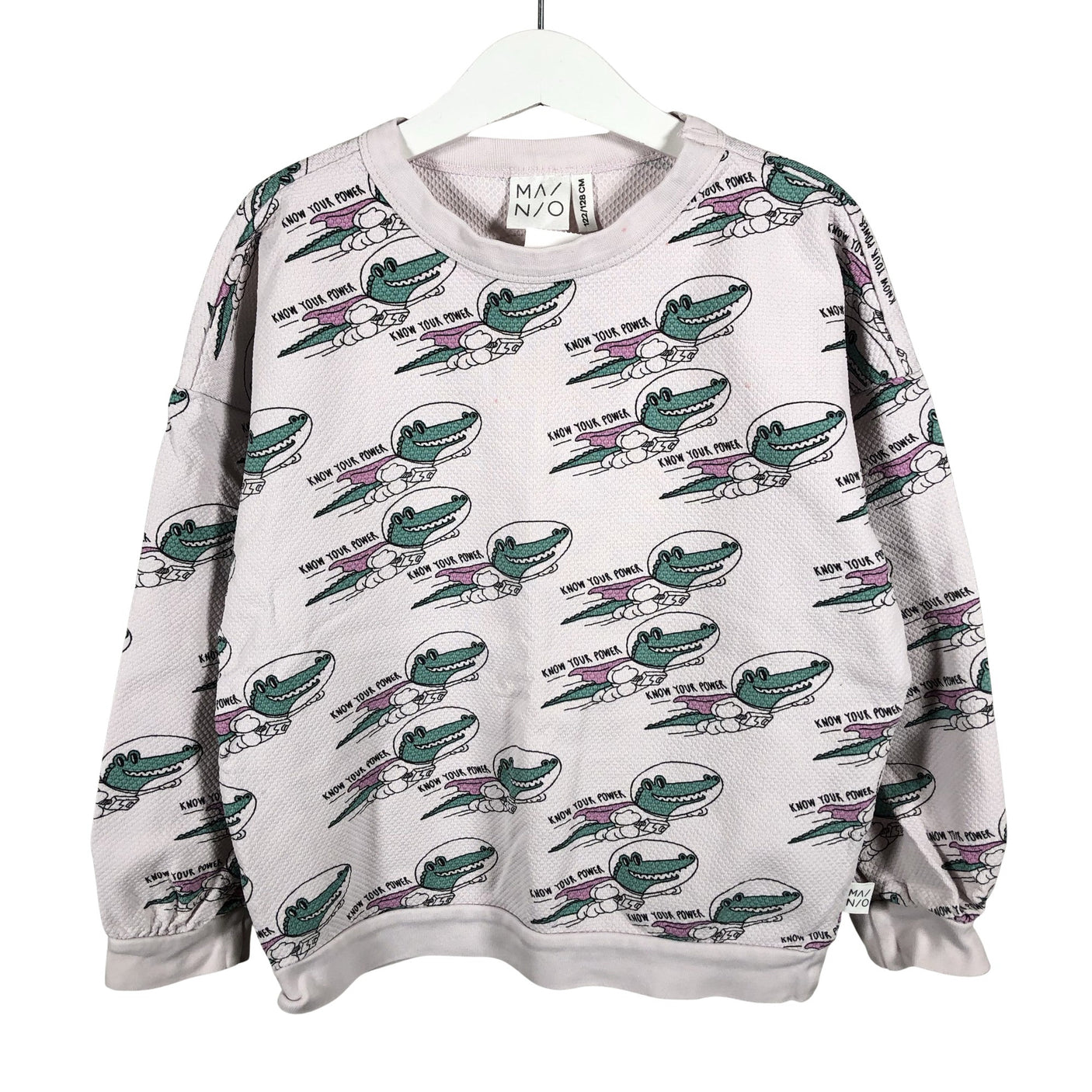 Unisex Mainio - Collegepaita, koko 122 - 128 - Vaaleanpunainen (2)