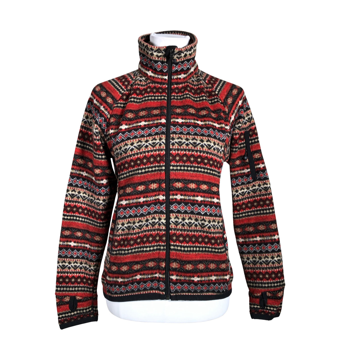 Naisten Warmpeace - Fleecetakki, koko 38 - Punainen (1)