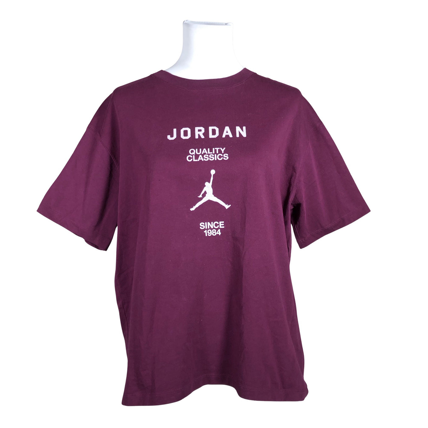 Naisten Jordan (Nike) - T-paita, koko 40 - Viininpunainen (1)