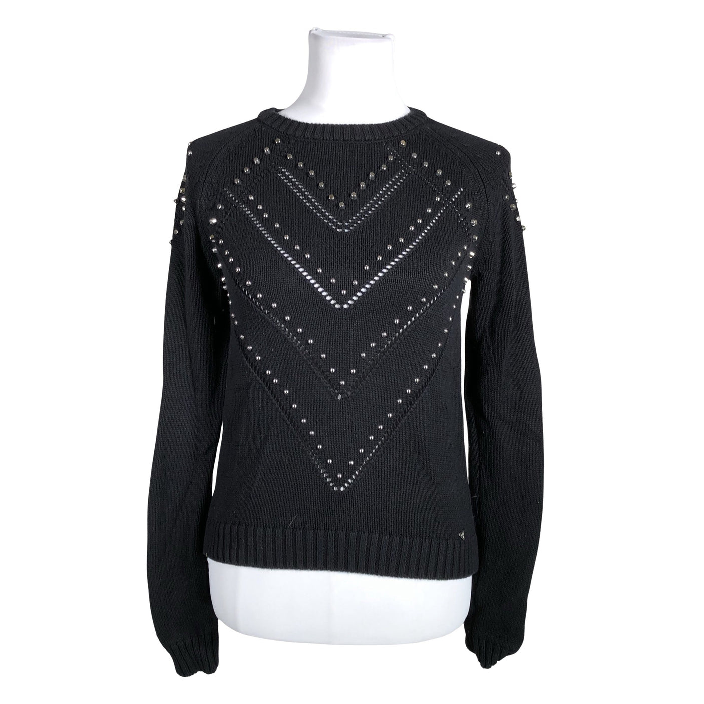 Naisten Guess - Neulepaita, koko 38 - Musta (1)