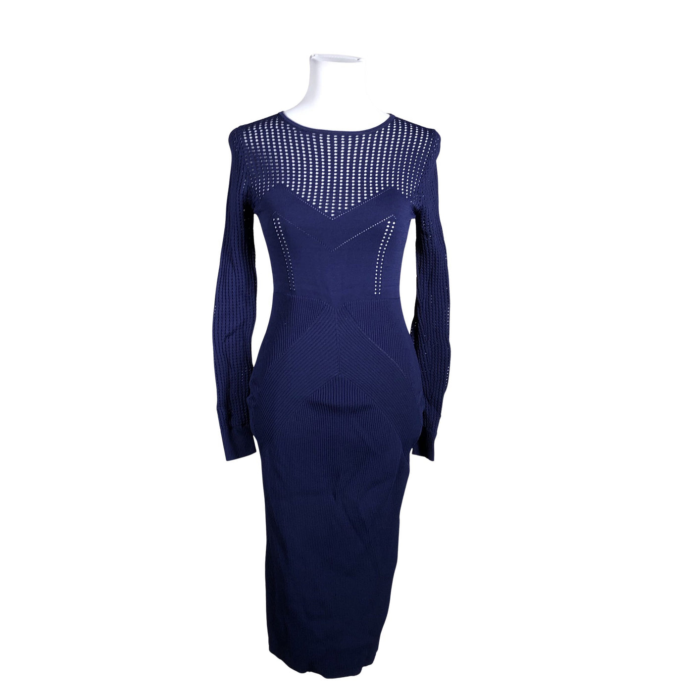 Naisten Karen Millen - Neulemekko, koko 36 - Sininen (1)