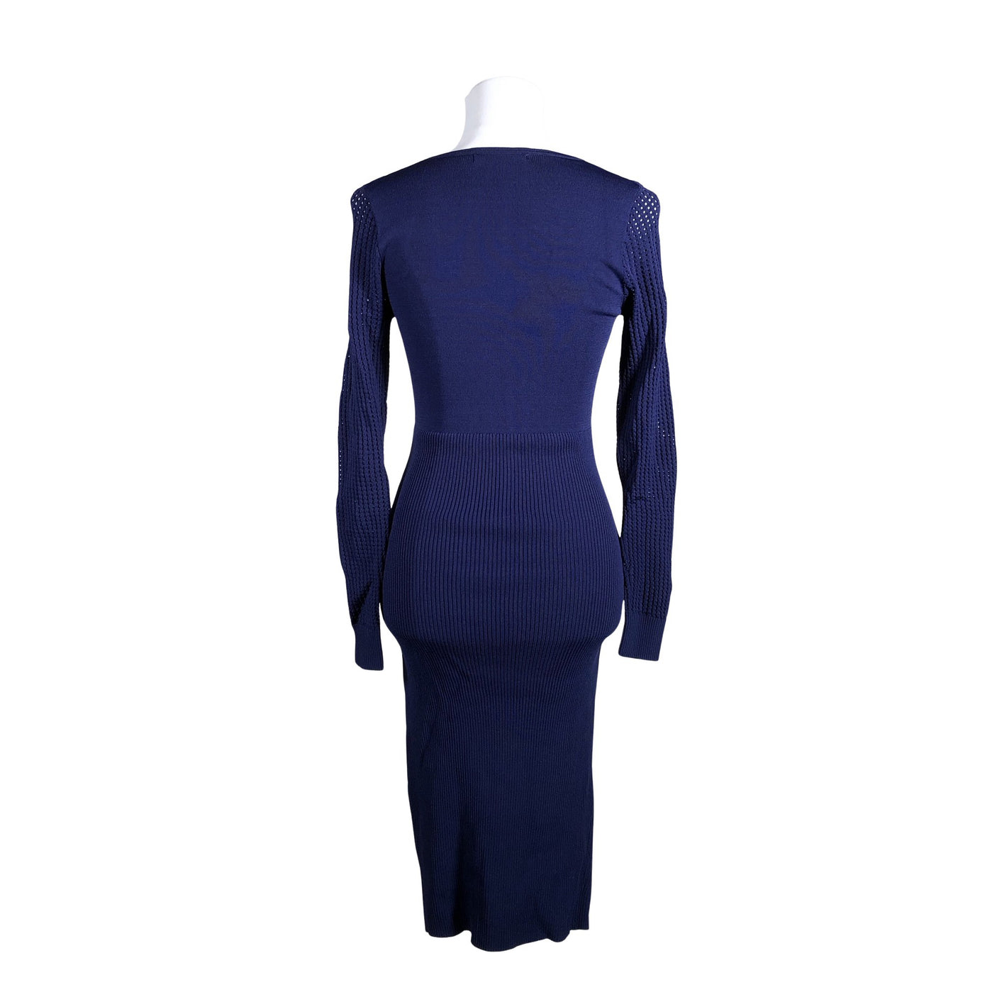 Naisten Karen Millen - Neulemekko, koko 36 - Sininen (2)