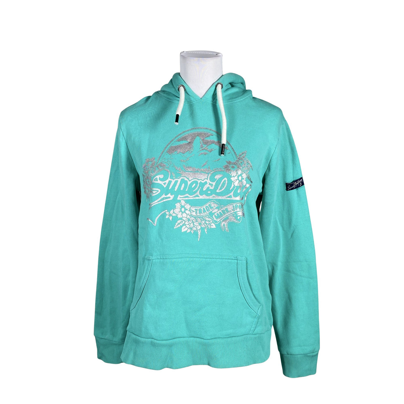 Naisten Superdry - Huppari, koko 40 - Turkoosi (1)