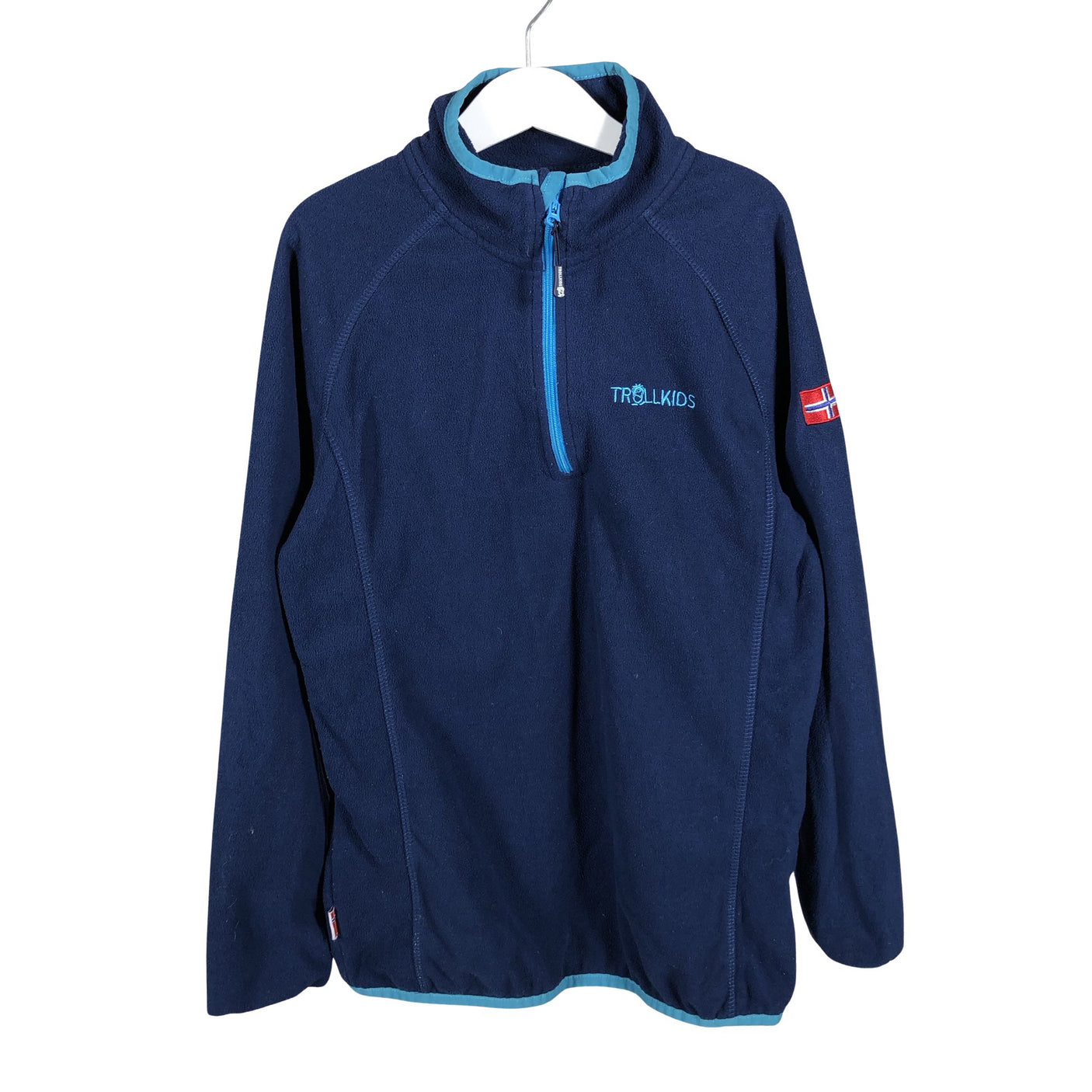 Unisex Trollkids - Fleecepaita, koko 146 - 152 - Sininen (1)