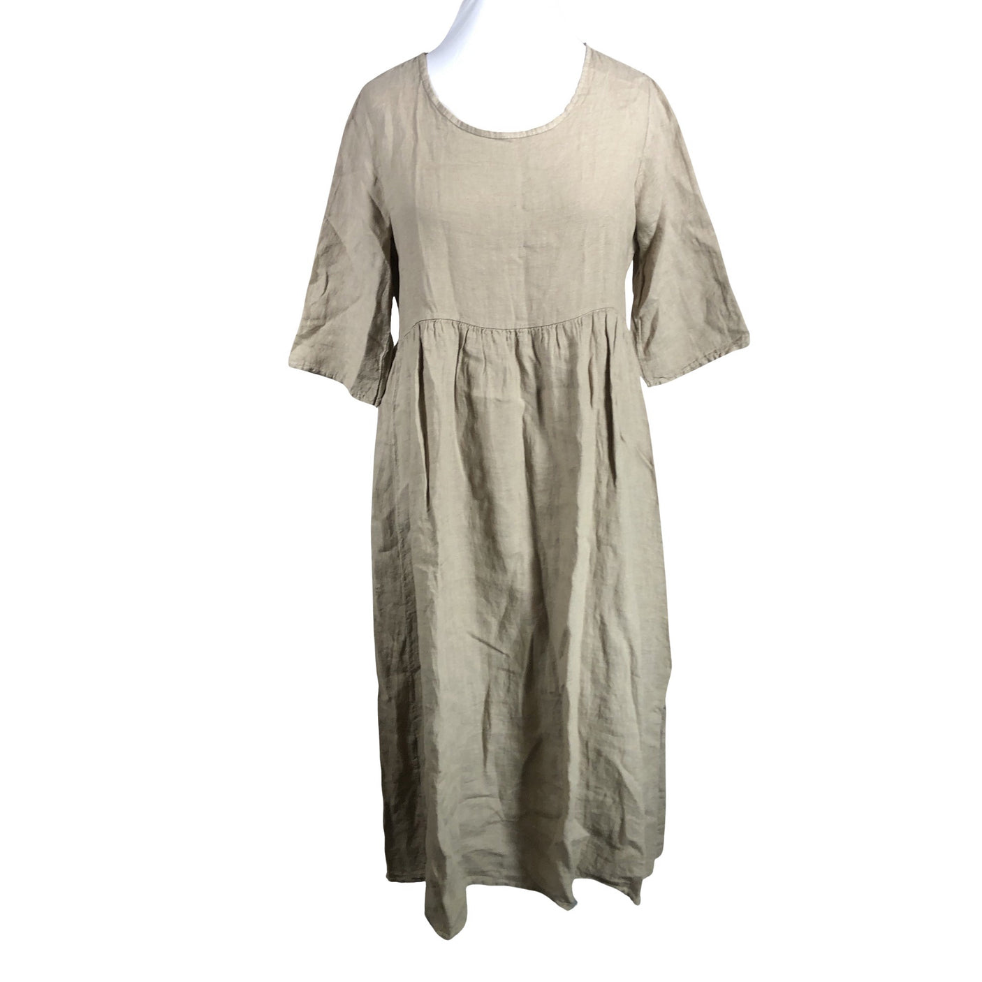 Naisten Puro Lino - Kangasmekko, koko 42 - Beige (1)