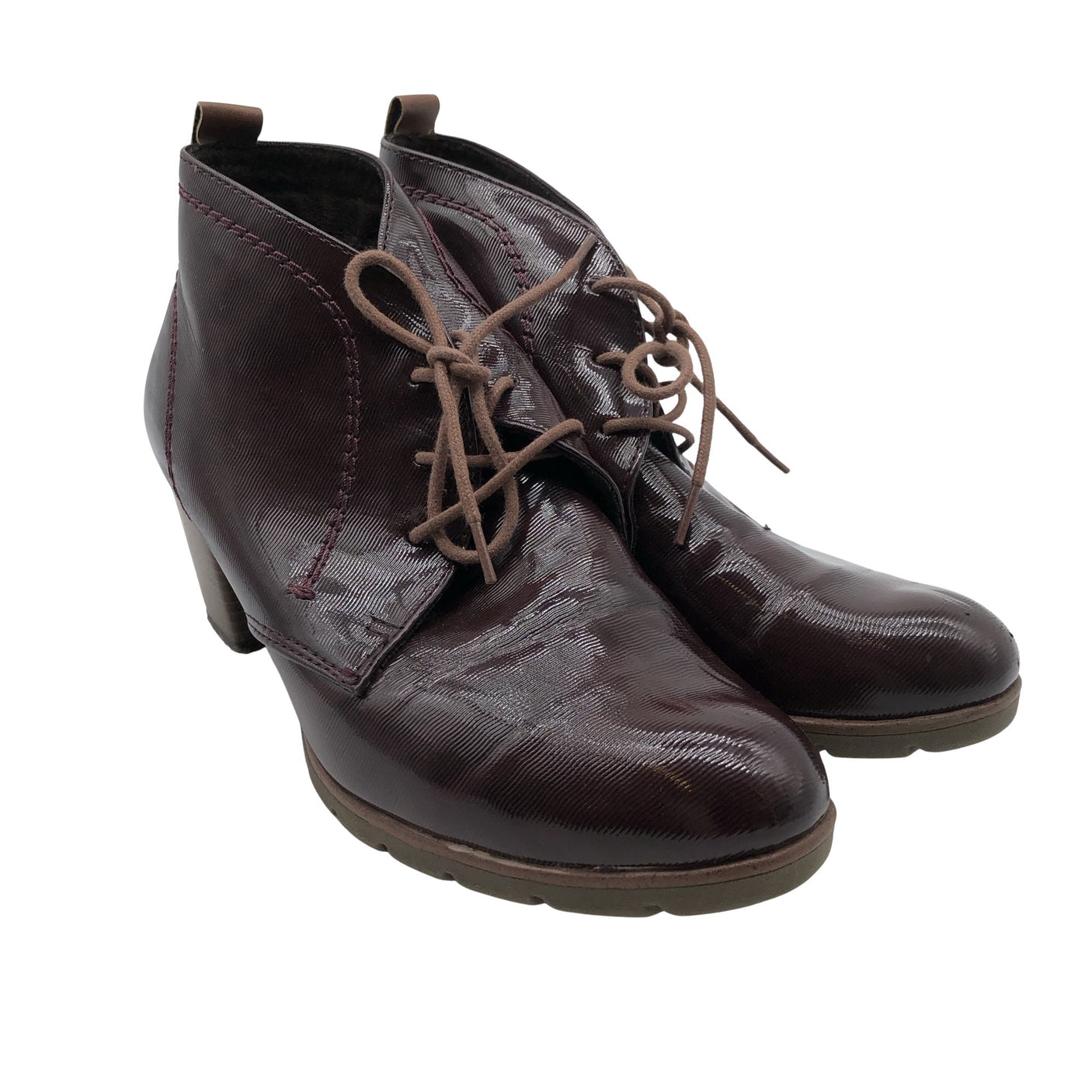 Naisten Marco Tozzi - Korkokengät, koko 40 - Viininpunainen (2)