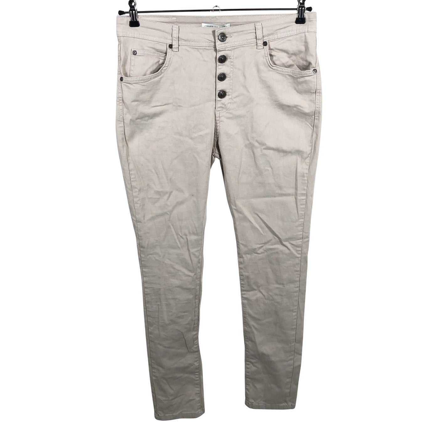 Naisten House of Lola - Kangashousut, koko 40 - Beige (2)