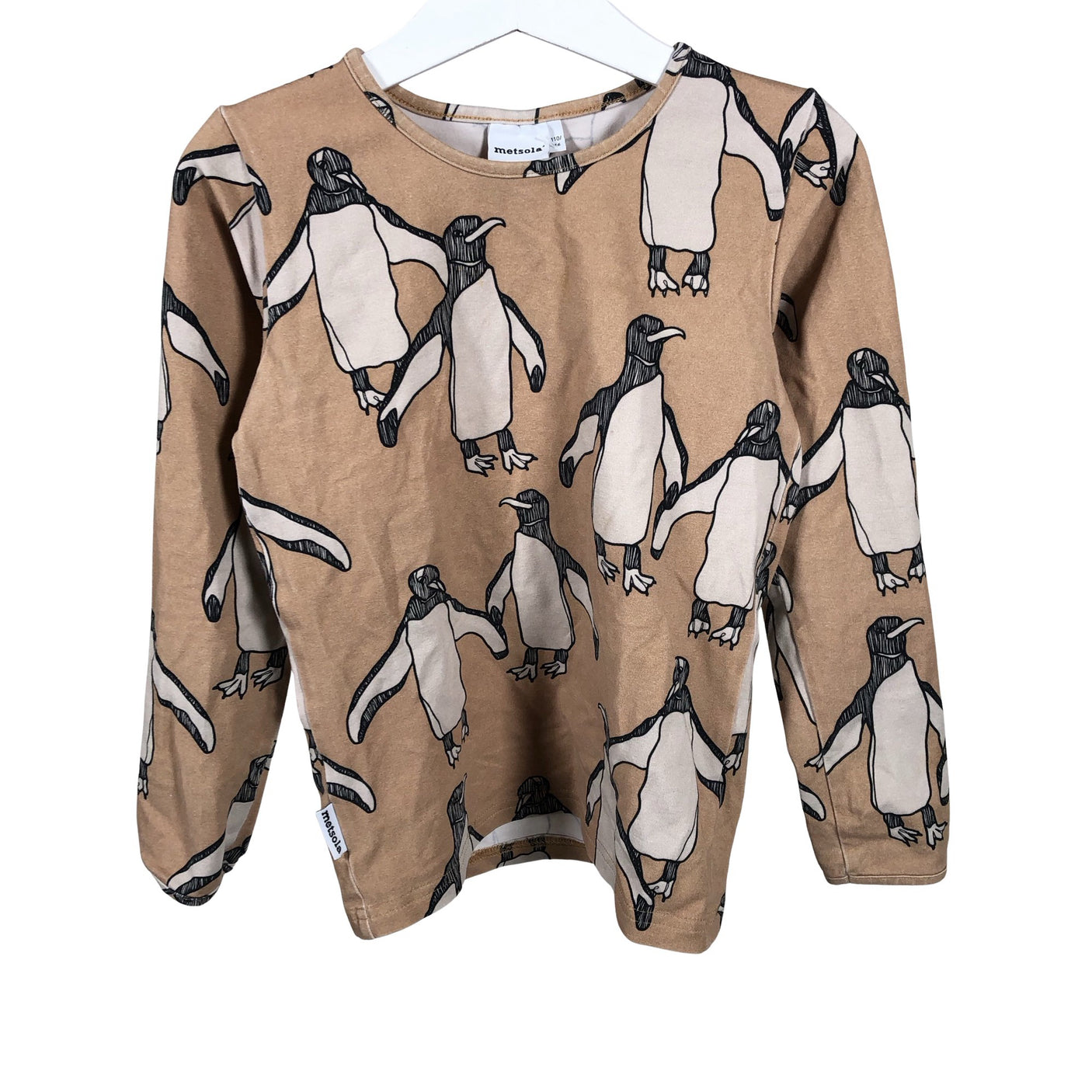 Unisex Metsola - Trikoopaita, koko 110 - 116 - Beige (1)