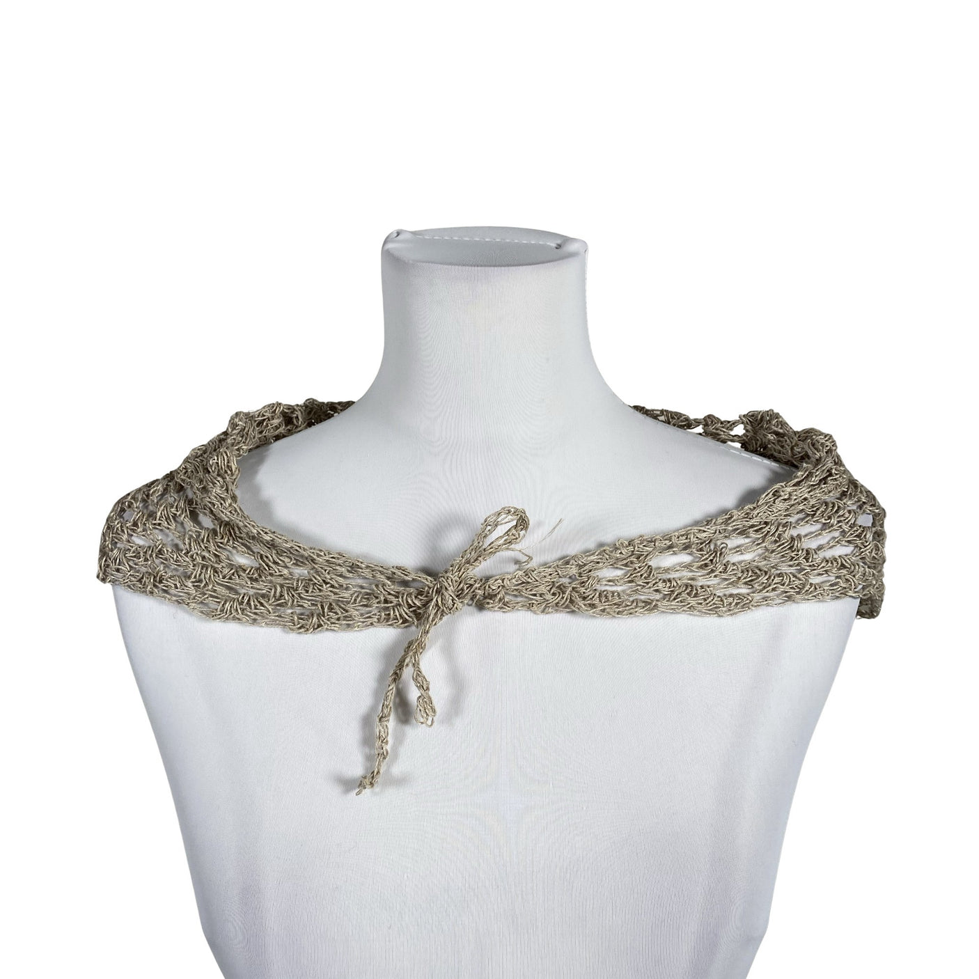 Naisten Handmade - Huivi, koko Mini - Beige (1)