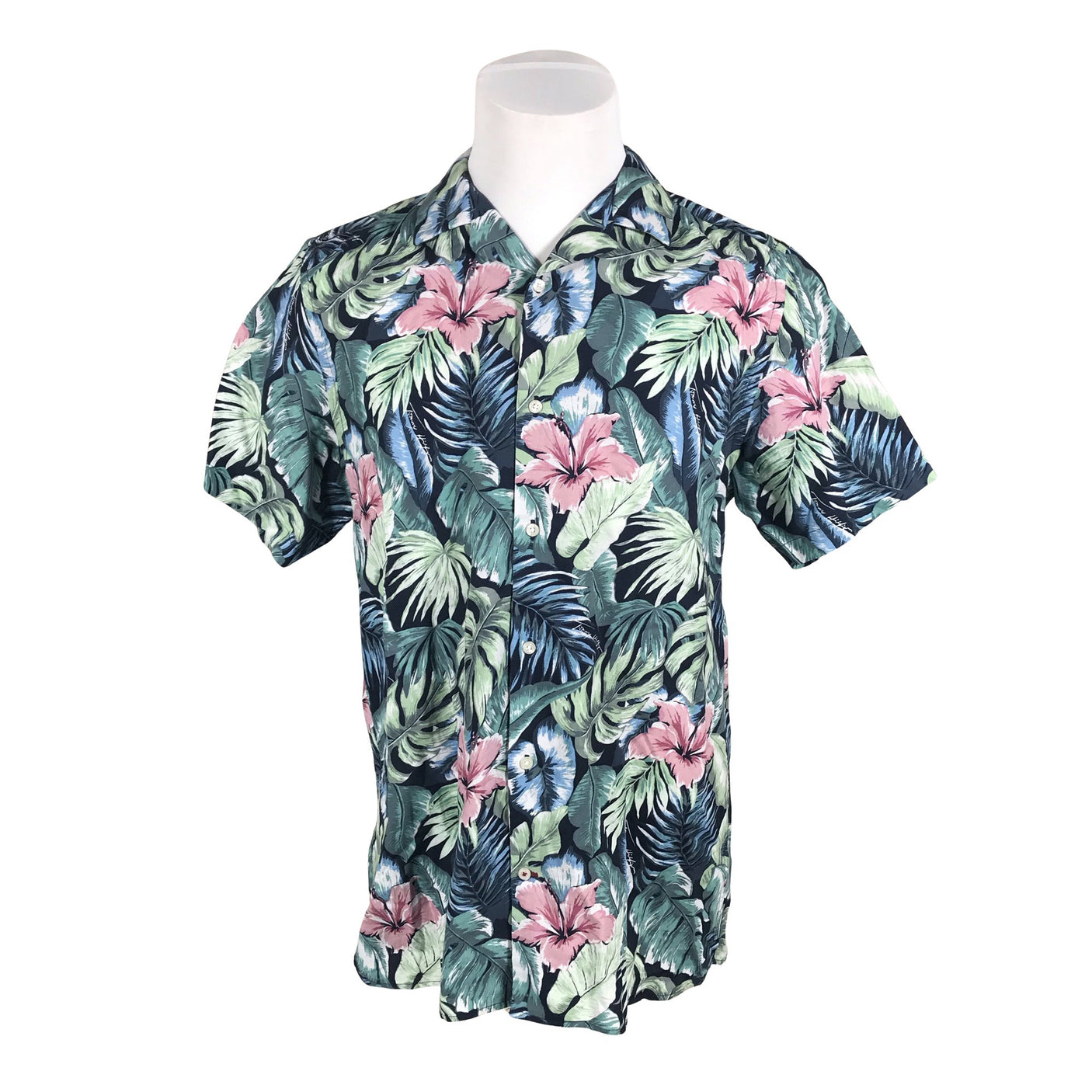 Miesten Tommy Hilfiger - Kauluspaita, koko L - Vihreä (1)