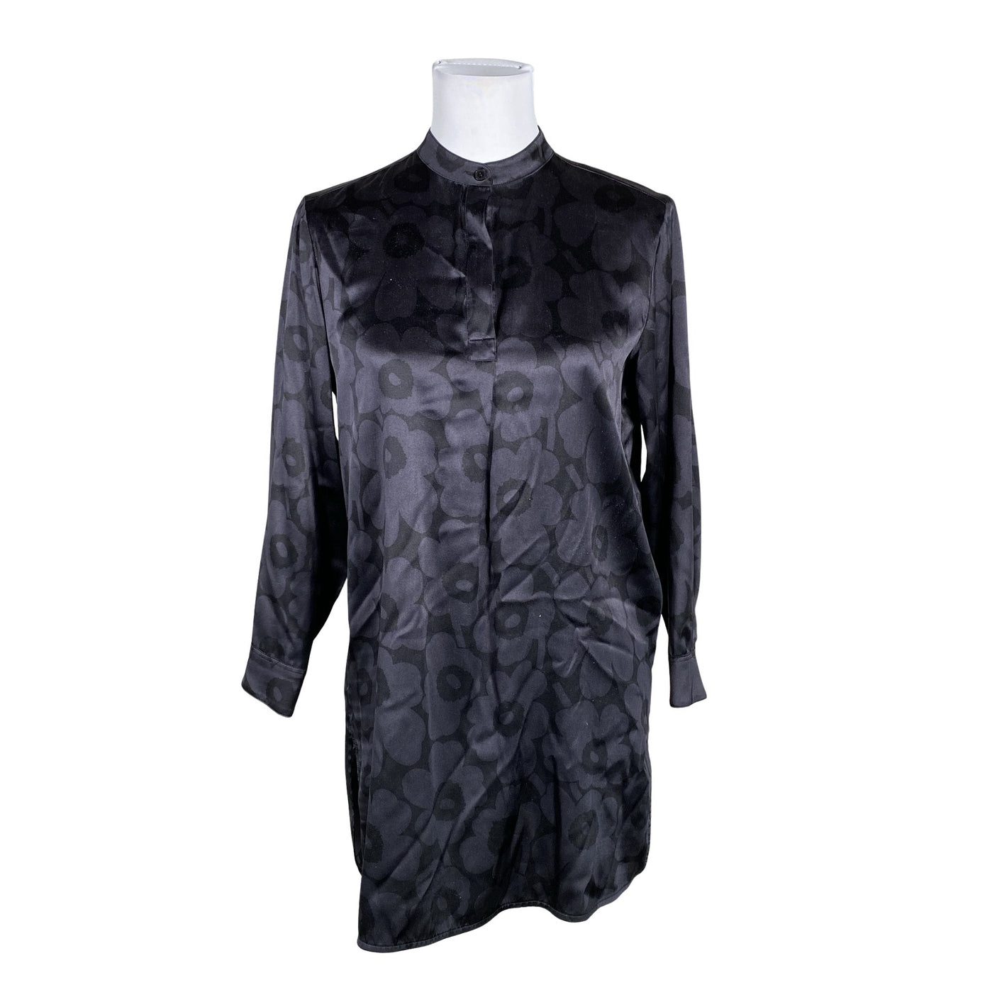 Naisten Marimekko - Sifonkitunika, koko 34 - Musta (1)