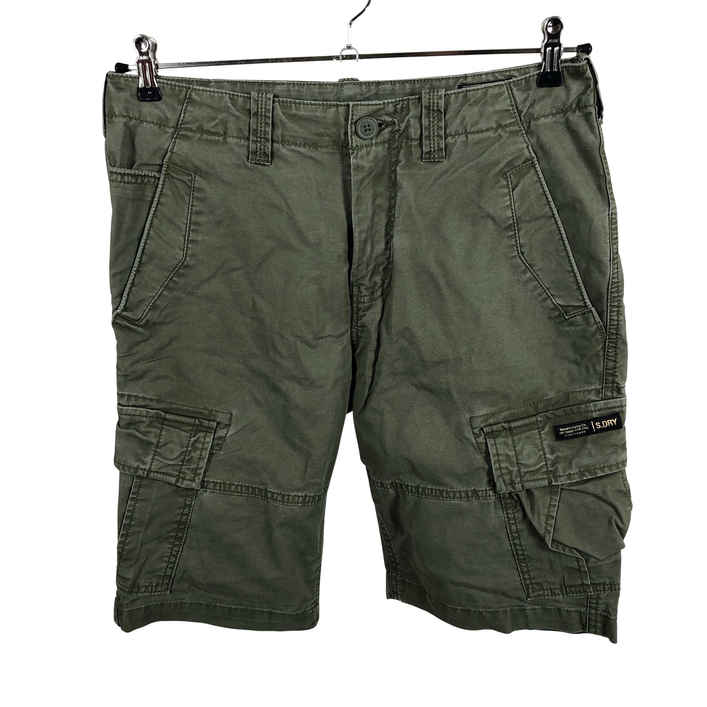 Naisten Superdry - Shortsit, koko W32 - Vihreä (1)