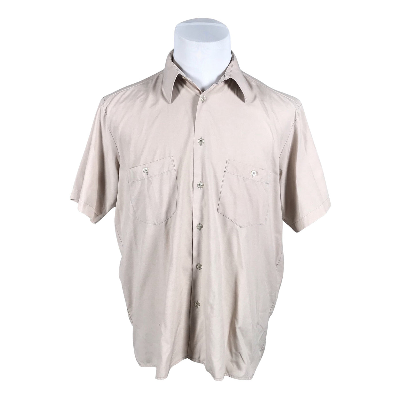 Miesten Tiklas - Kauluspaita, koko L - Beige (1)