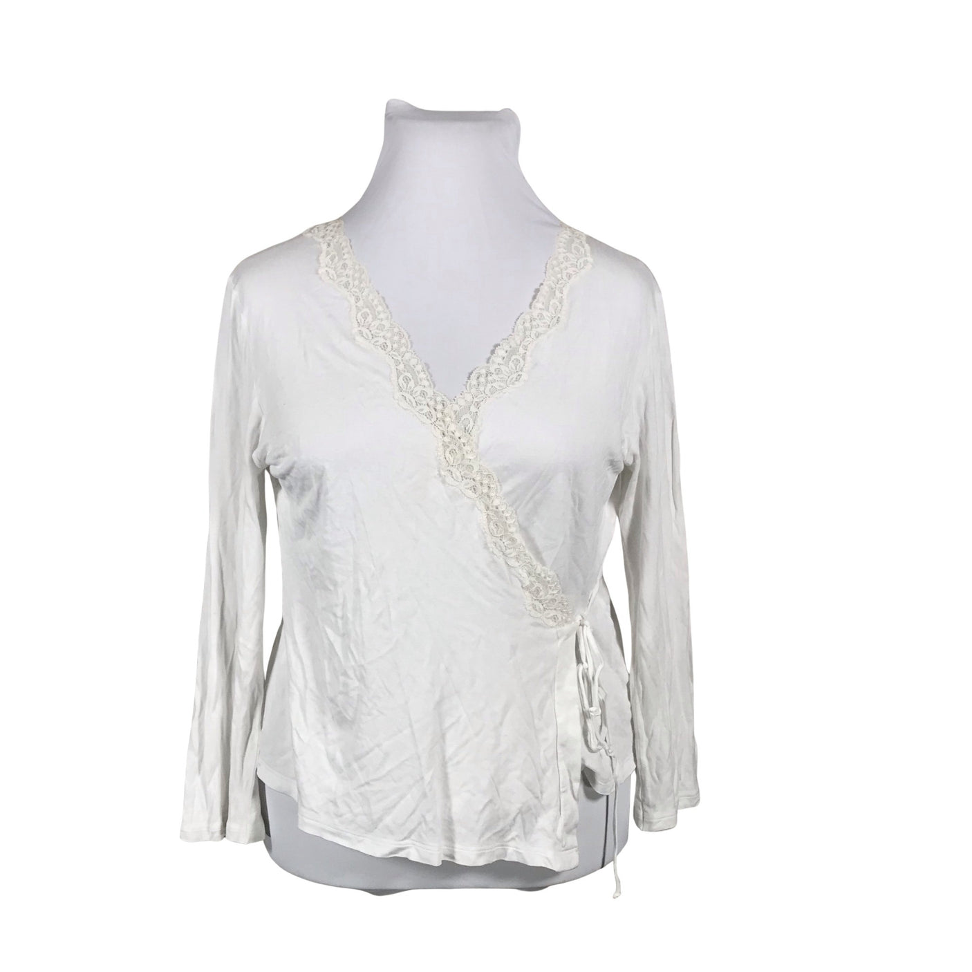 Naisten Triumph - Trikoopaita, koko 44 - Valkoinen (1)