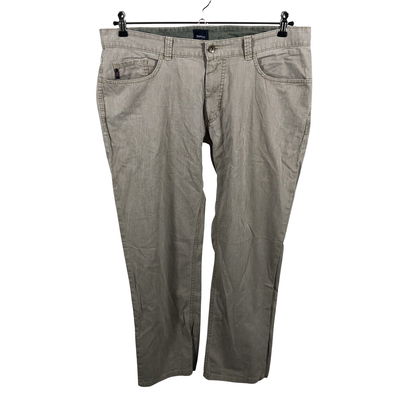 Miesten Hattric - Kangashousut, koko XL - Beige (1)