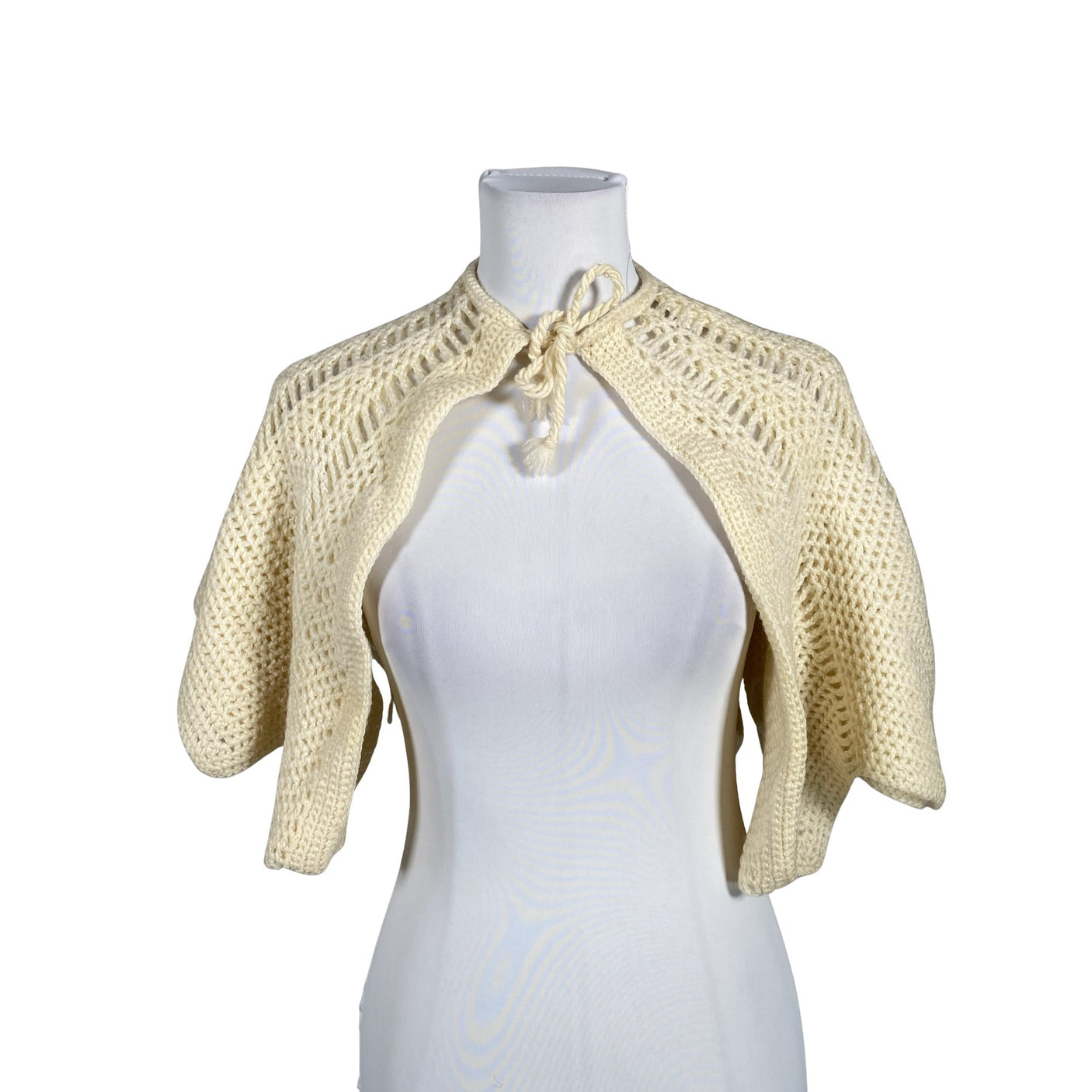 Naisten Handmade - Hartiahuivi, koko Mini - Beige (1)