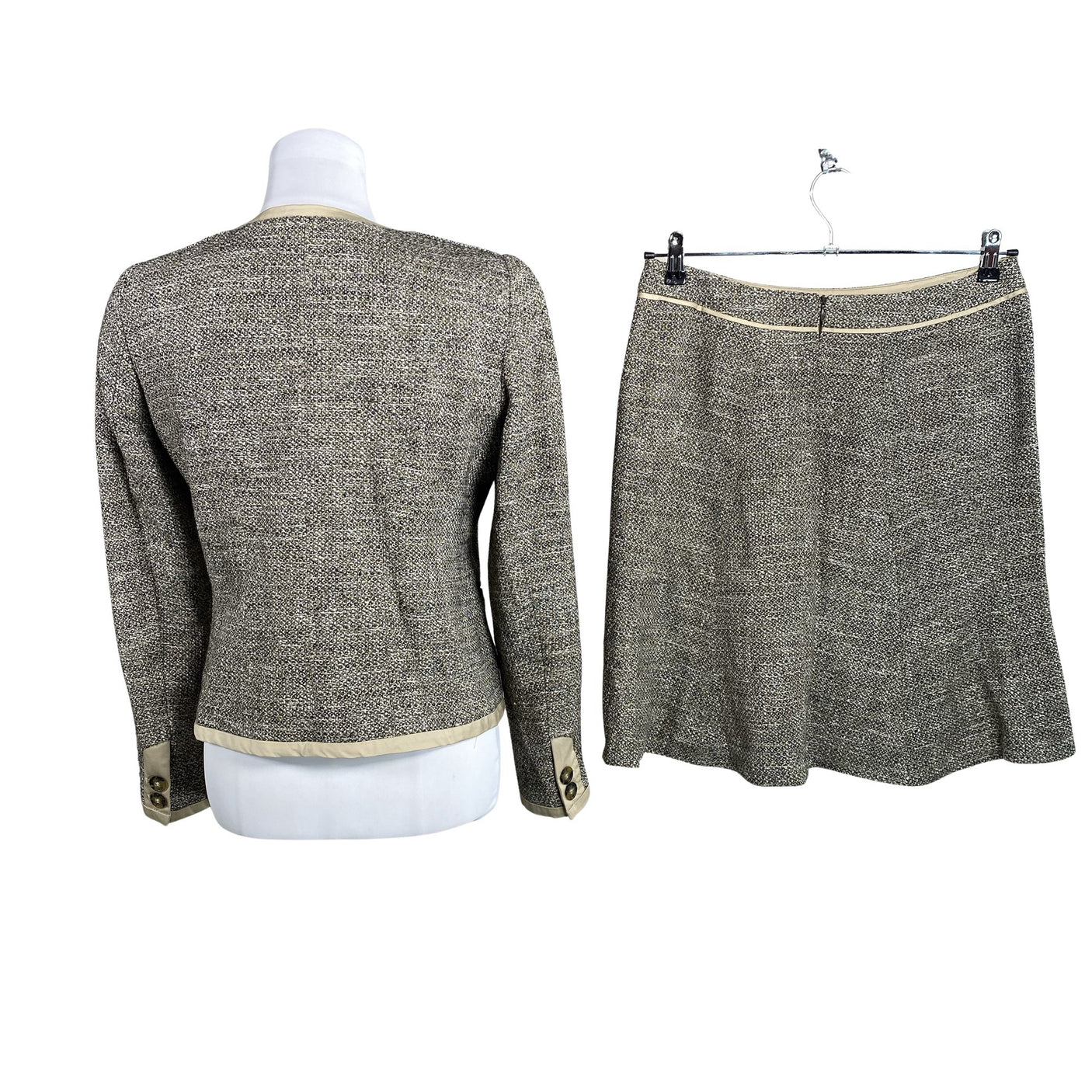 Naisten Weekend by MaxMara - Jakkupuku, koko 40 - Beige (2)
