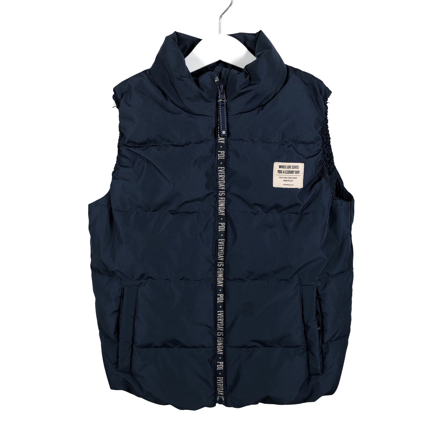 Unisex POMPdeLUX - Toppaliivi, koko 134 - 140 - Sininen (1)