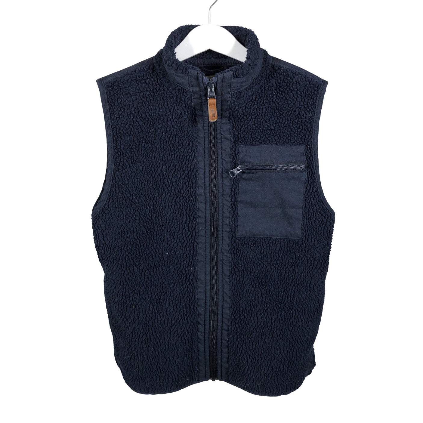 Unisex POMPdeLUX - Fleeceliivi, koko 128 - 134 - Sininen (1)