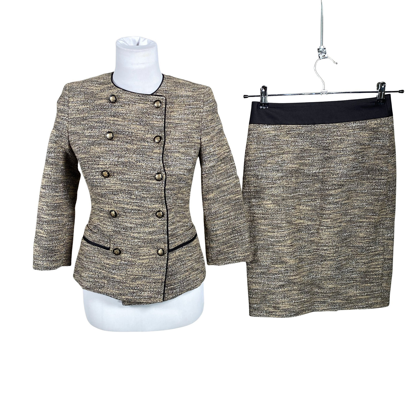 Naisten Andiata - Jakkupuku, koko 34 - Beige (1)