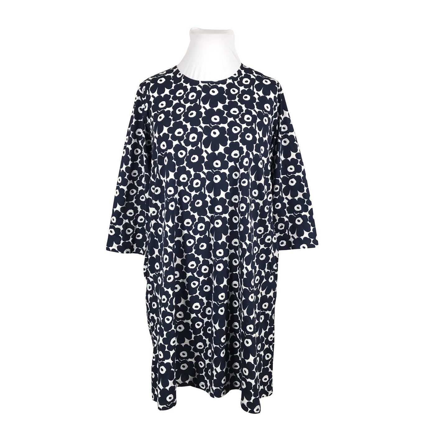 Naisten Marimekko - Trikoomekko, koko 42 - Sininen (1)
