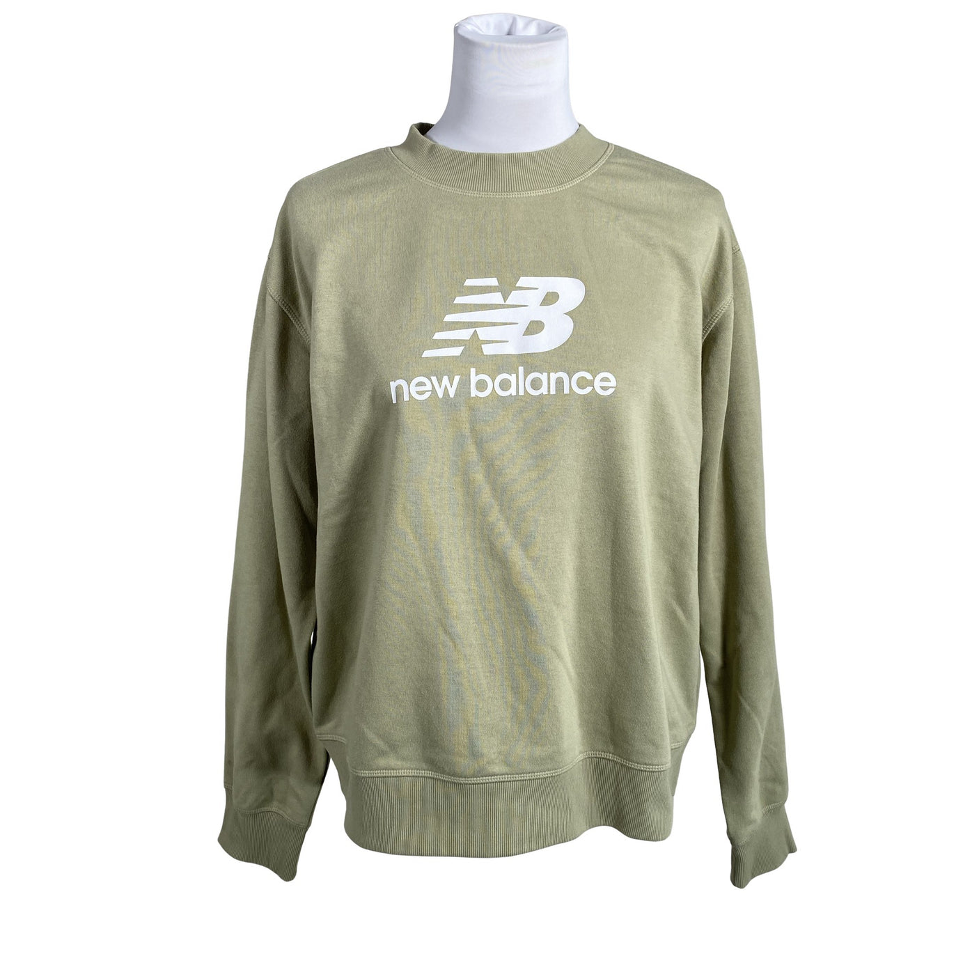 Naisten New Balance - Collegepaita, koko 40 - Vihreä (1)